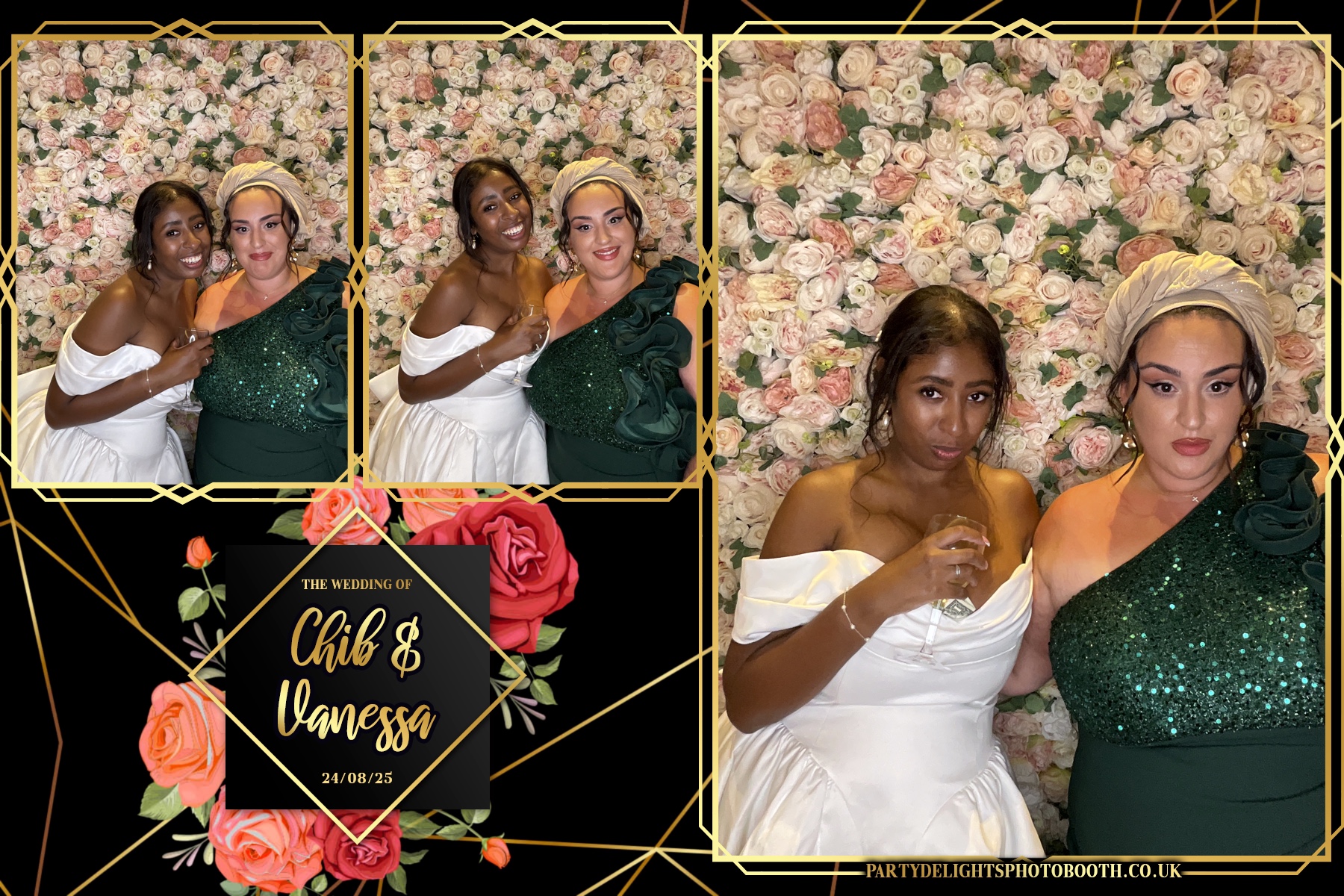 Vanessa and Chib's Wedding | View more photos from the event at gallery.partydelightsphotobooth.co.uk/u/PartyDelightsPhotoBooth/Vanessa-and-Chibs-Wedding