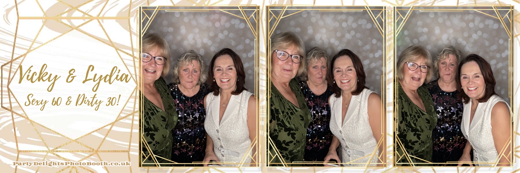 Vicky & Lydia 60th & 30th Birthday Party | View more photos from the event at gallery.partydelightsphotobooth.co.uk/u/PartyDelightsPhotoBooth/Vicky-Lydia-60th-30th-Birthday-Party