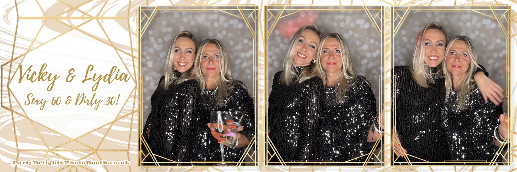 Vicky & Lydia 60th & 30th Birthday Party | View more photos from the event at gallery.partydelightsphotobooth.co.uk/u/PartyDelightsPhotoBooth/Vicky-Lydia-60th-30th-Birthday-Party