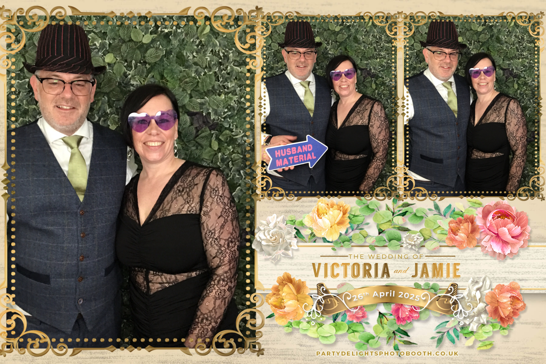 Victoria and Jamie’s wedding | View more photos from the event at gallery.partydelightsphotobooth.co.uk/u/PartyDelightsPhotoBooth/Victoria-and-Jamie’s-wedding