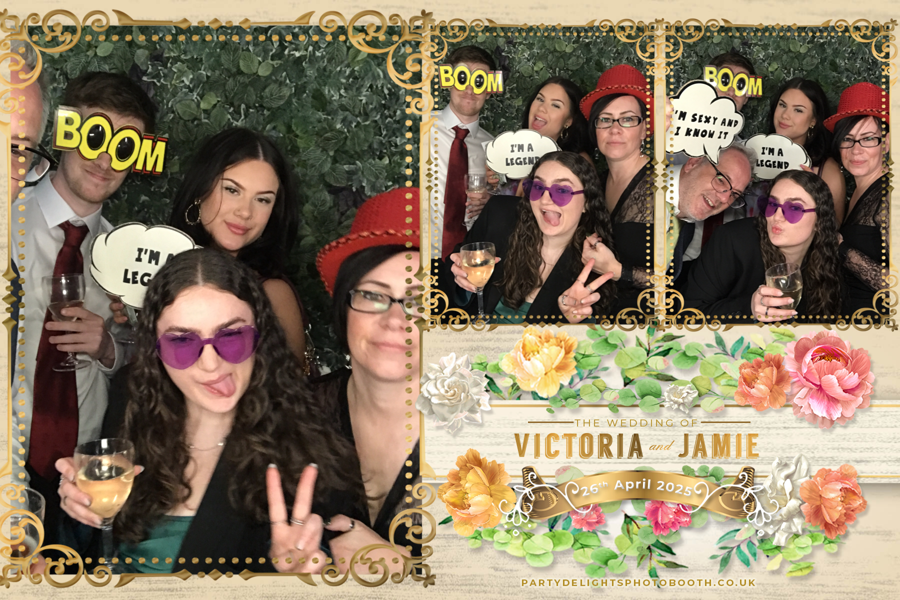 Victoria and Jamie’s wedding | View more photos from the event at gallery.partydelightsphotobooth.co.uk/u/PartyDelightsPhotoBooth/Victoria-and-Jamie’s-wedding