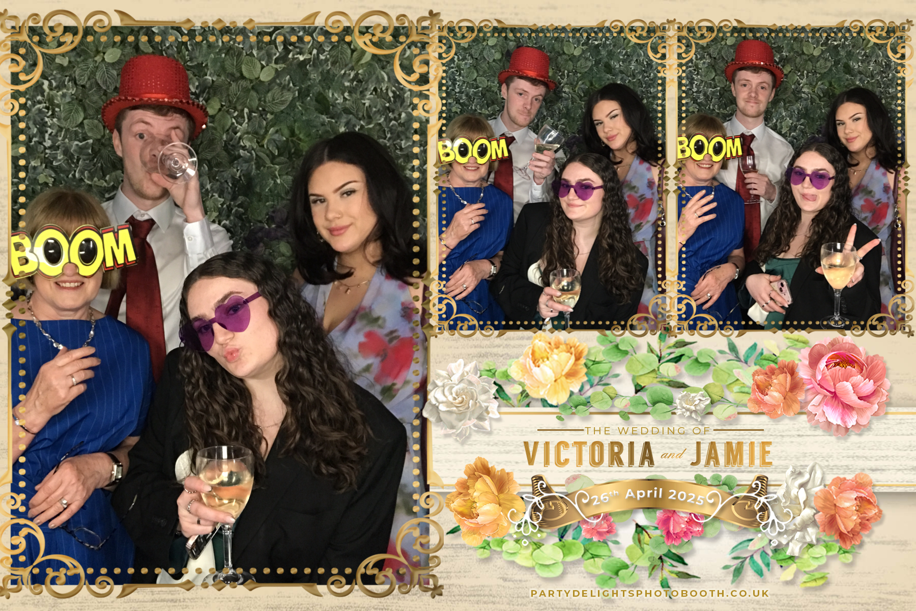 Victoria and Jamie’s wedding | View more photos from the event at gallery.partydelightsphotobooth.co.uk/u/PartyDelightsPhotoBooth/Victoria-and-Jamie’s-wedding