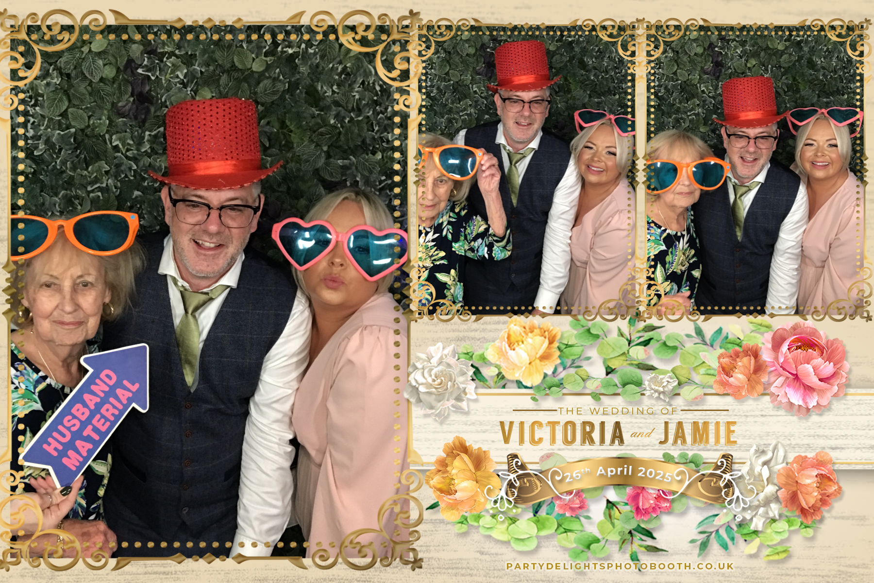 Victoria and Jamie’s wedding | View more photos from the event at gallery.partydelightsphotobooth.co.uk/u/PartyDelightsPhotoBooth/Victoria-and-Jamie’s-wedding
