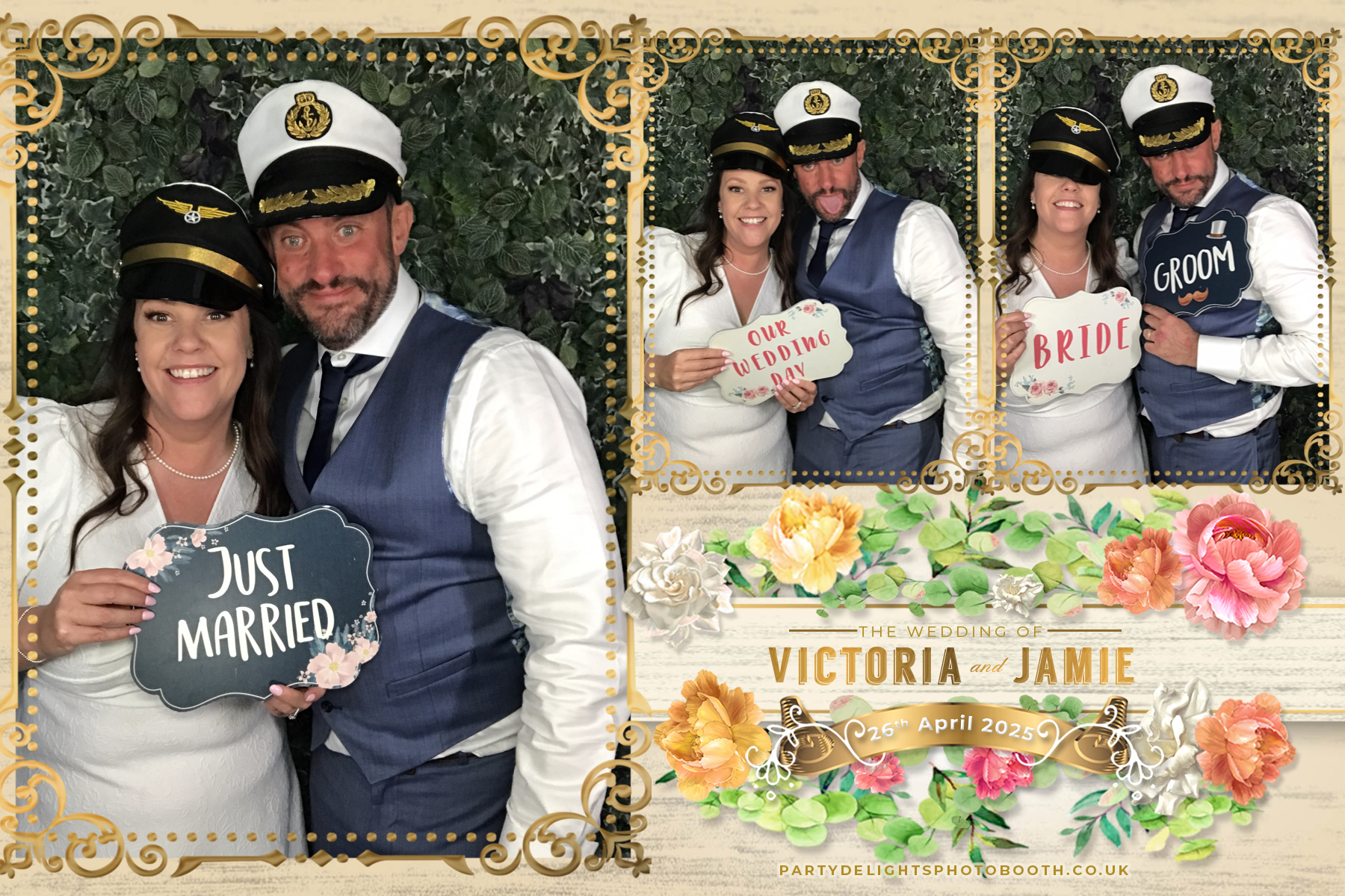 Victoria and Jamie’s wedding | View more photos from the event at gallery.partydelightsphotobooth.co.uk/u/PartyDelightsPhotoBooth/Victoria-and-Jamie’s-wedding