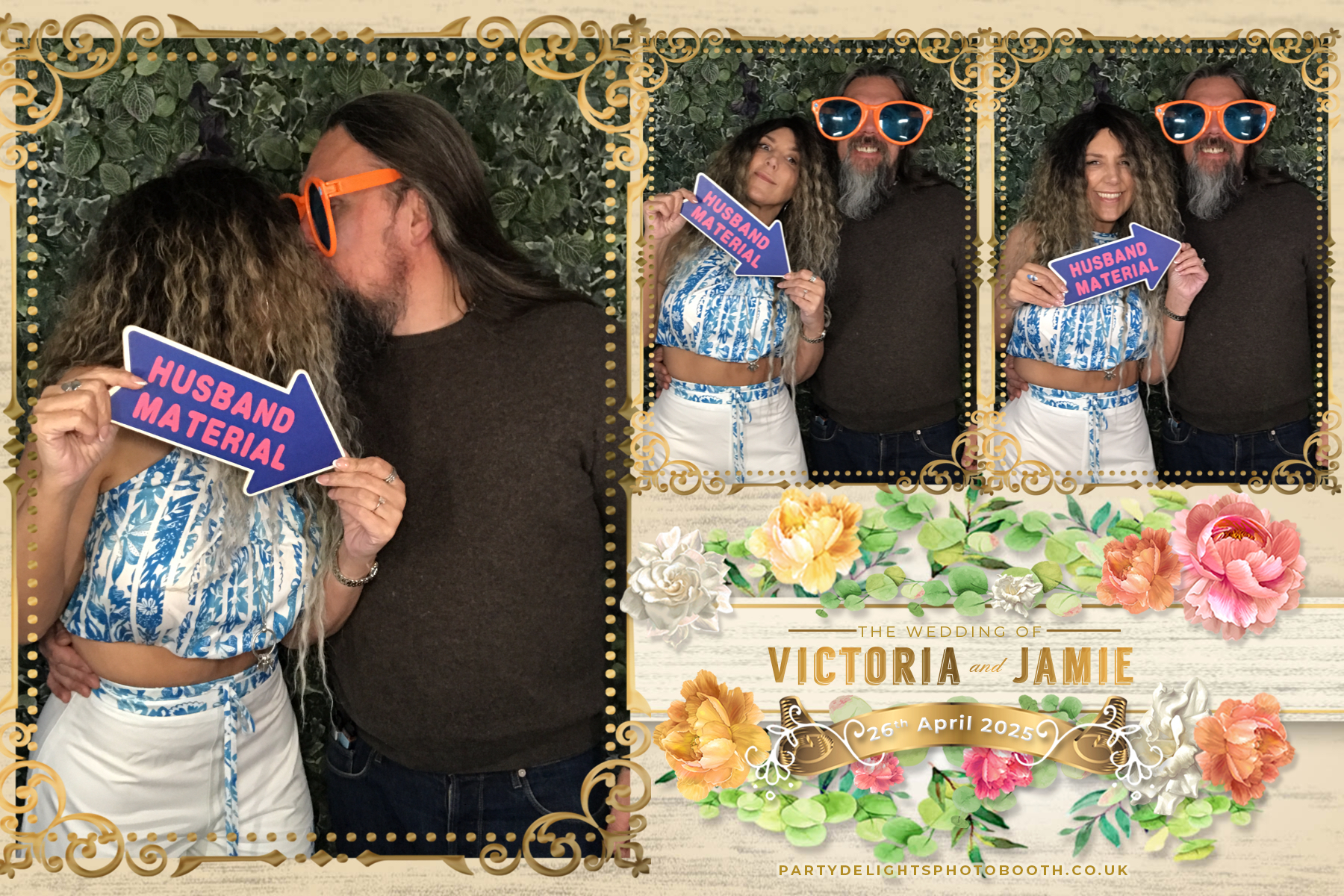 Victoria and Jamie’s wedding | View more photos from the event at gallery.partydelightsphotobooth.co.uk/u/PartyDelightsPhotoBooth/Victoria-and-Jamie’s-wedding