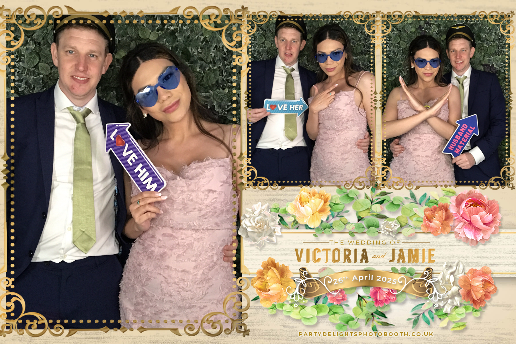 Victoria and Jamie’s wedding | View more photos from the event at gallery.partydelightsphotobooth.co.uk/u/PartyDelightsPhotoBooth/Victoria-and-Jamie’s-wedding