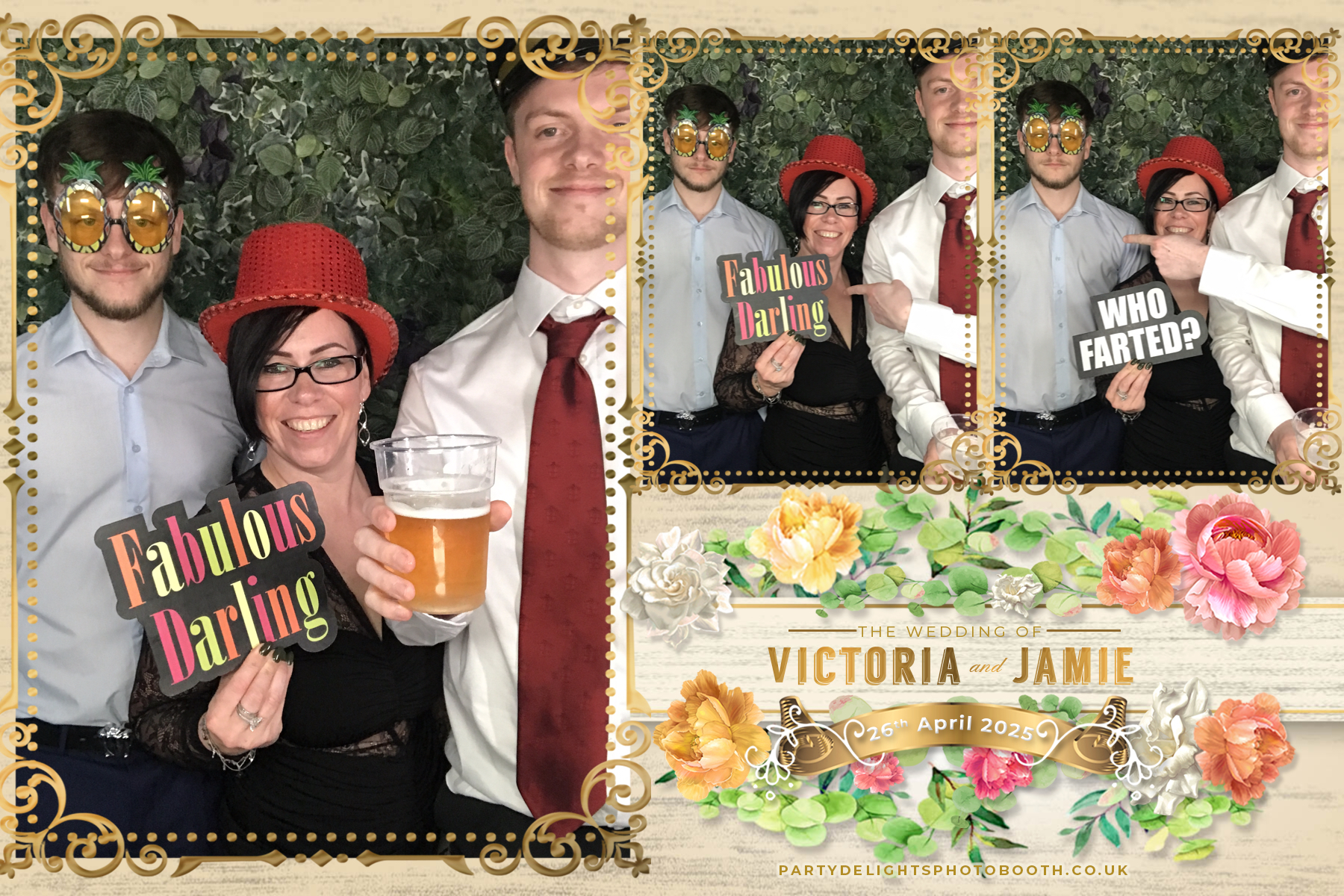 Victoria and Jamie’s wedding | View more photos from the event at gallery.partydelightsphotobooth.co.uk/u/PartyDelightsPhotoBooth/Victoria-and-Jamie’s-wedding