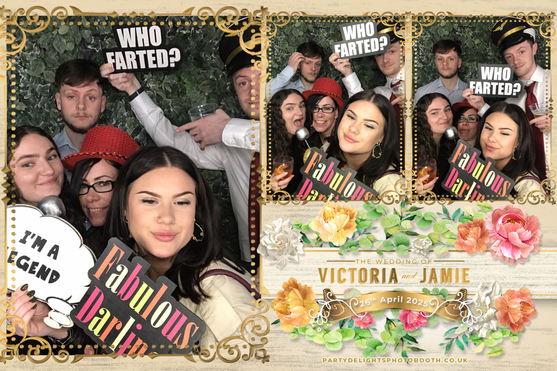Victoria and Jamie’s wedding | View more photos from the event at gallery.partydelightsphotobooth.co.uk/u/PartyDelightsPhotoBooth/Victoria-and-Jamie’s-wedding
