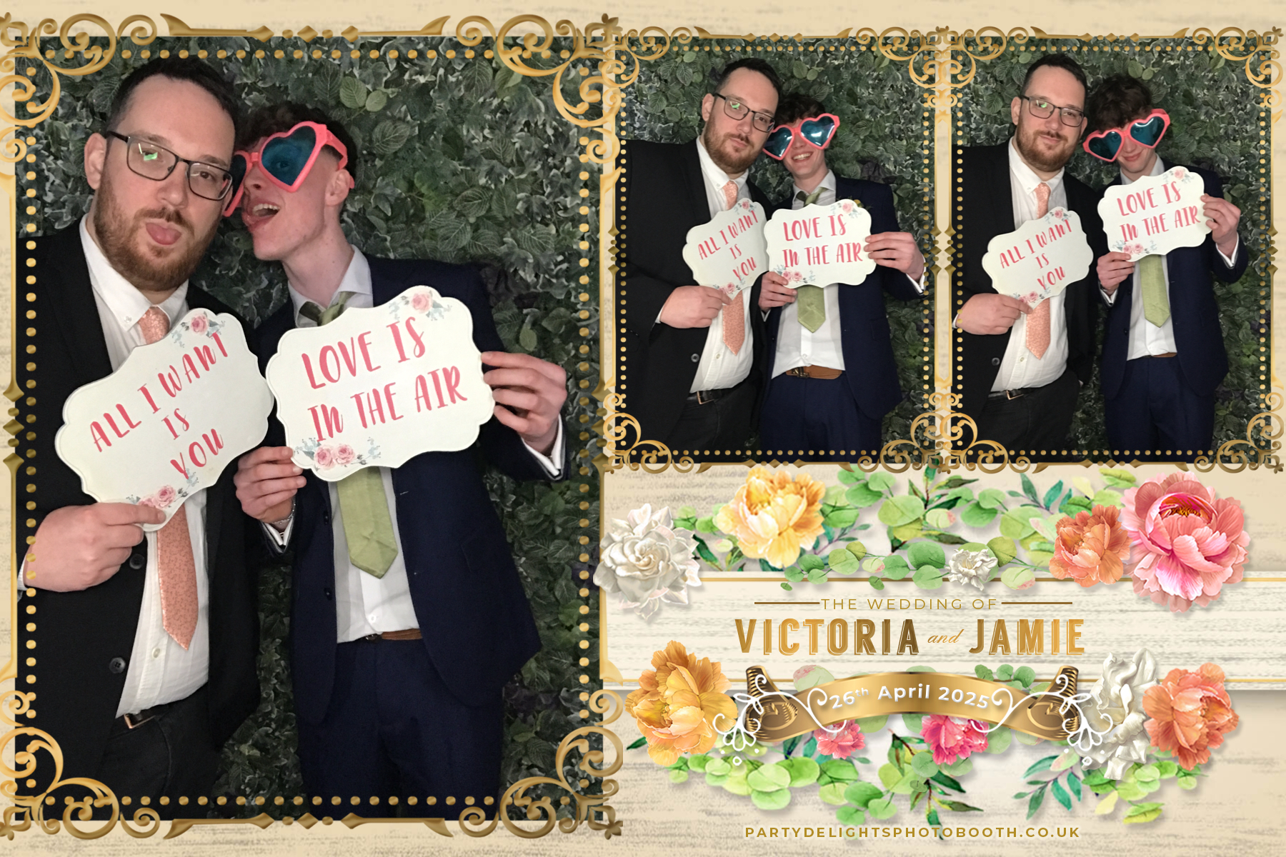 Victoria and Jamie’s wedding | View more photos from the event at gallery.partydelightsphotobooth.co.uk/u/PartyDelightsPhotoBooth/Victoria-and-Jamie’s-wedding