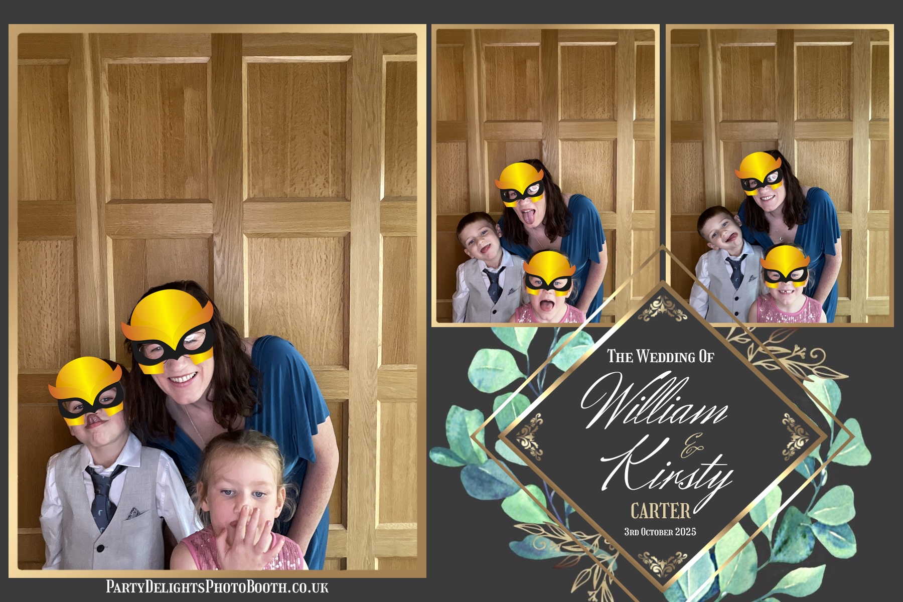 William and Kirsty Wedding | View more photos from the event at gallery.partydelightsphotobooth.co.uk/u/PartyDelightsPhotoBooth/William-and-Kirsty-Wedding