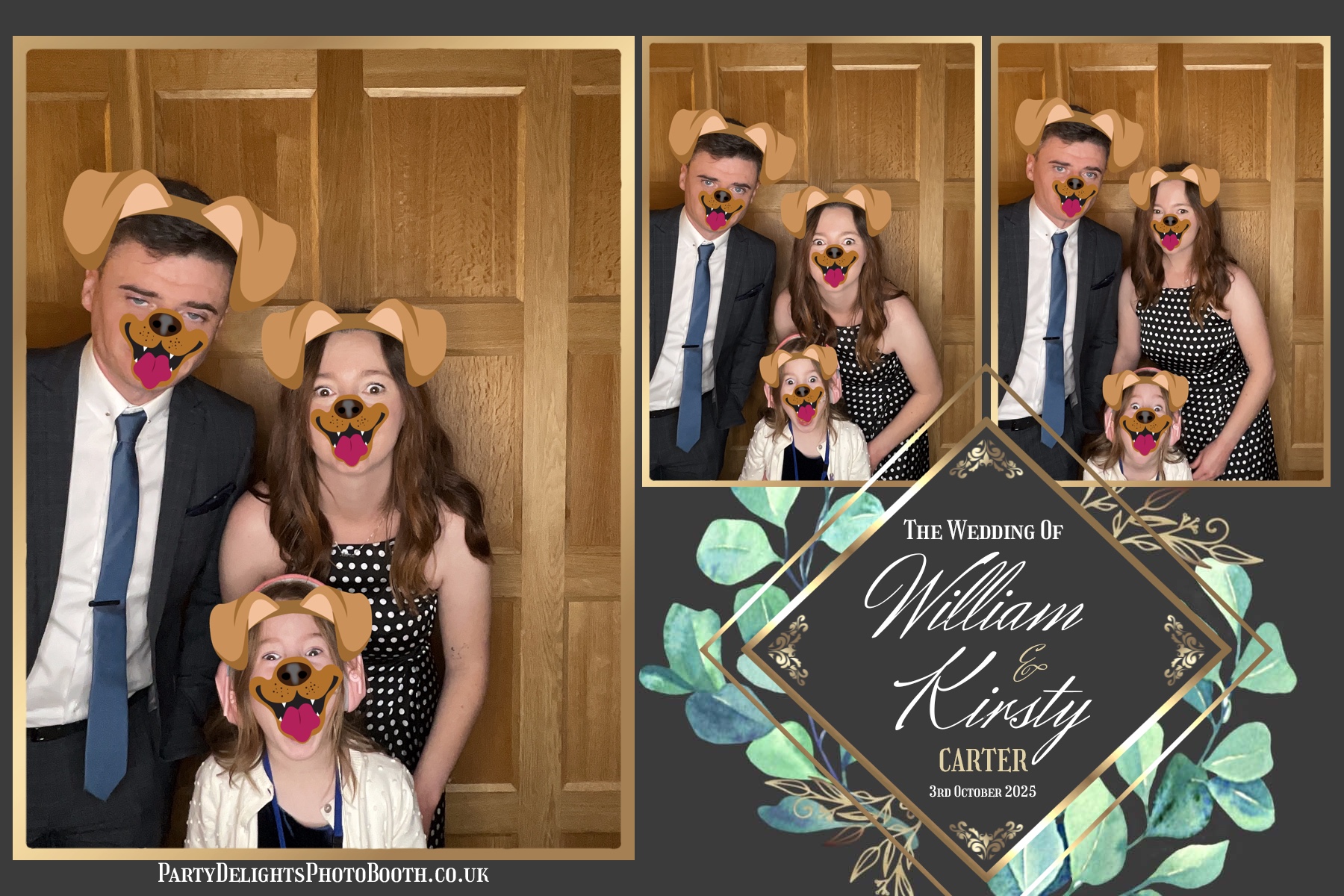 William and Kirsty Wedding | View more photos from the event at gallery.partydelightsphotobooth.co.uk/u/PartyDelightsPhotoBooth/William-and-Kirsty-Wedding