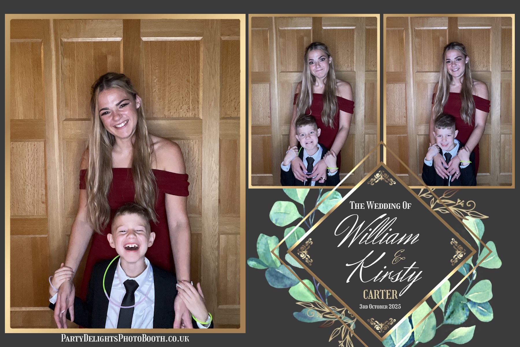 William and Kirsty Wedding | View more photos from the event at gallery.partydelightsphotobooth.co.uk/u/PartyDelightsPhotoBooth/William-and-Kirsty-Wedding