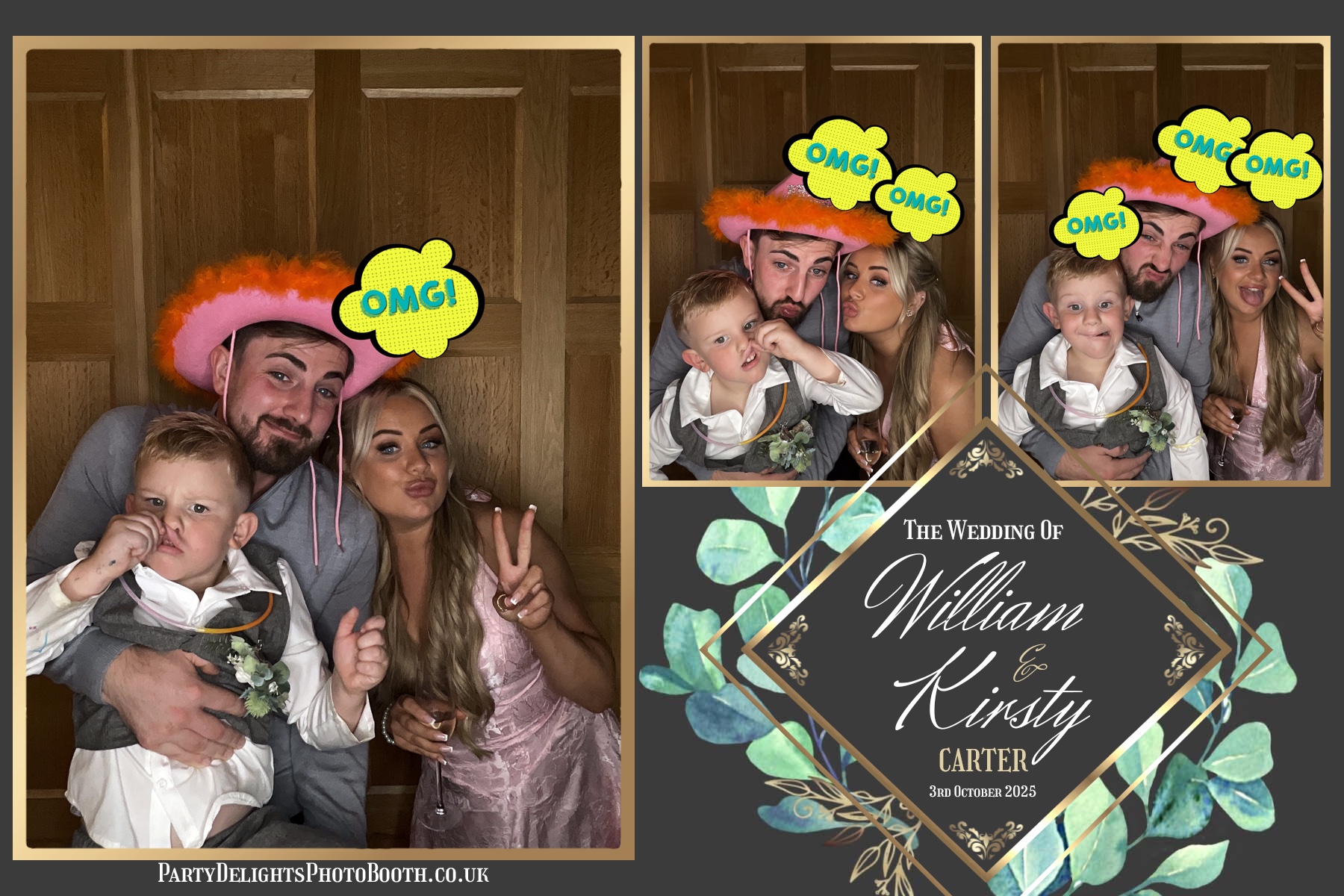 William and Kirsty Wedding | View more photos from the event at gallery.partydelightsphotobooth.co.uk/u/PartyDelightsPhotoBooth/William-and-Kirsty-Wedding