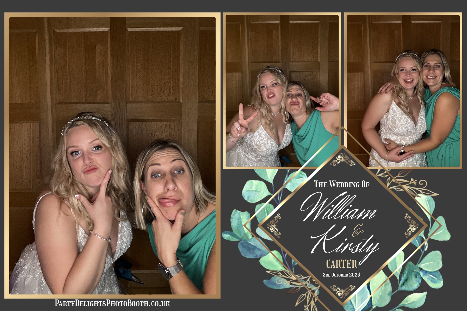William and Kirsty Wedding | View more photos from the event at gallery.partydelightsphotobooth.co.uk/u/PartyDelightsPhotoBooth/William-and-Kirsty-Wedding