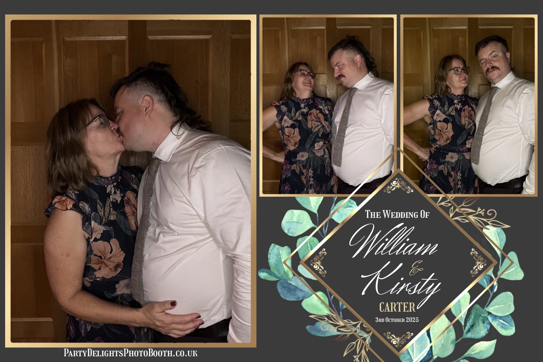 William and Kirsty Wedding | View more photos from the event at gallery.partydelightsphotobooth.co.uk/u/PartyDelightsPhotoBooth/William-and-Kirsty-Wedding