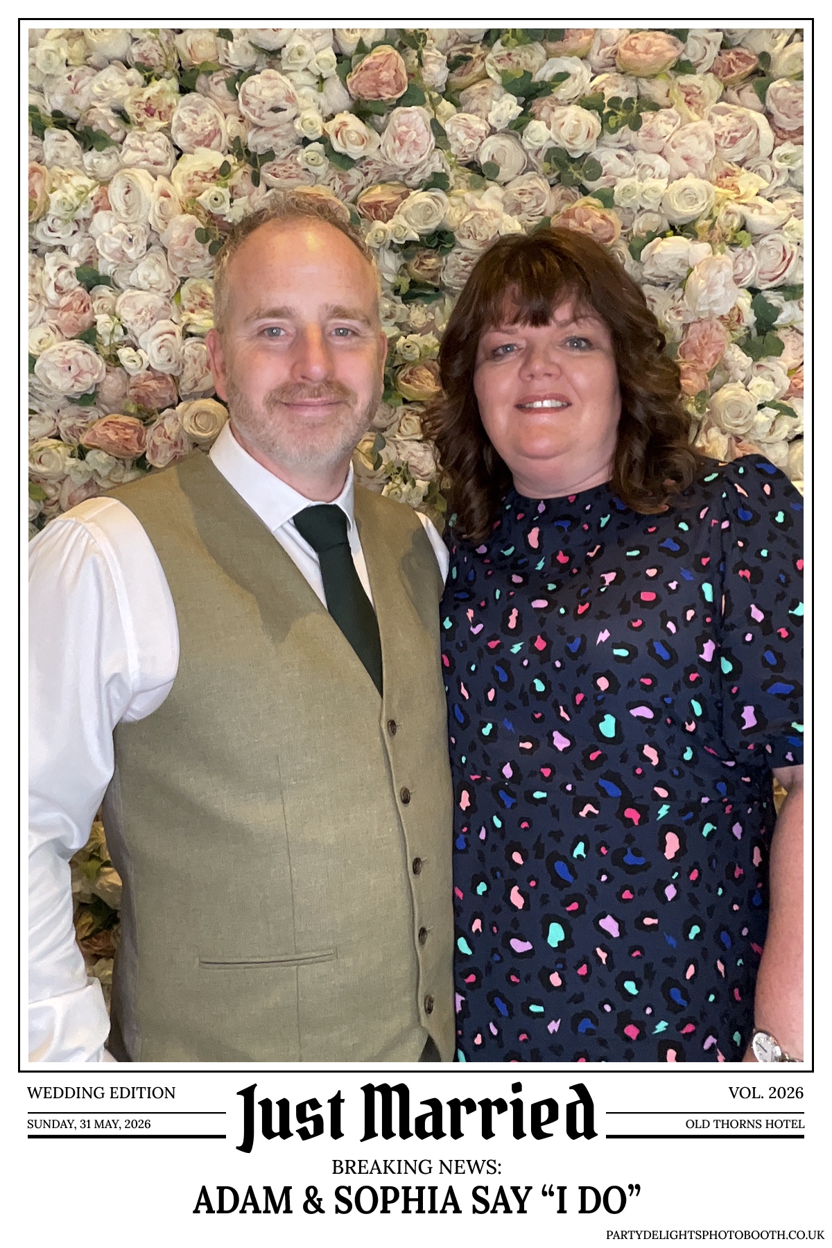 Adam and Sophia's Wedding | View more photos from the event at gallery.partydelightsphotobooth.co.uk/u/PartyDelightsPhotoBooth/Adam-and-Sophias-Wedding