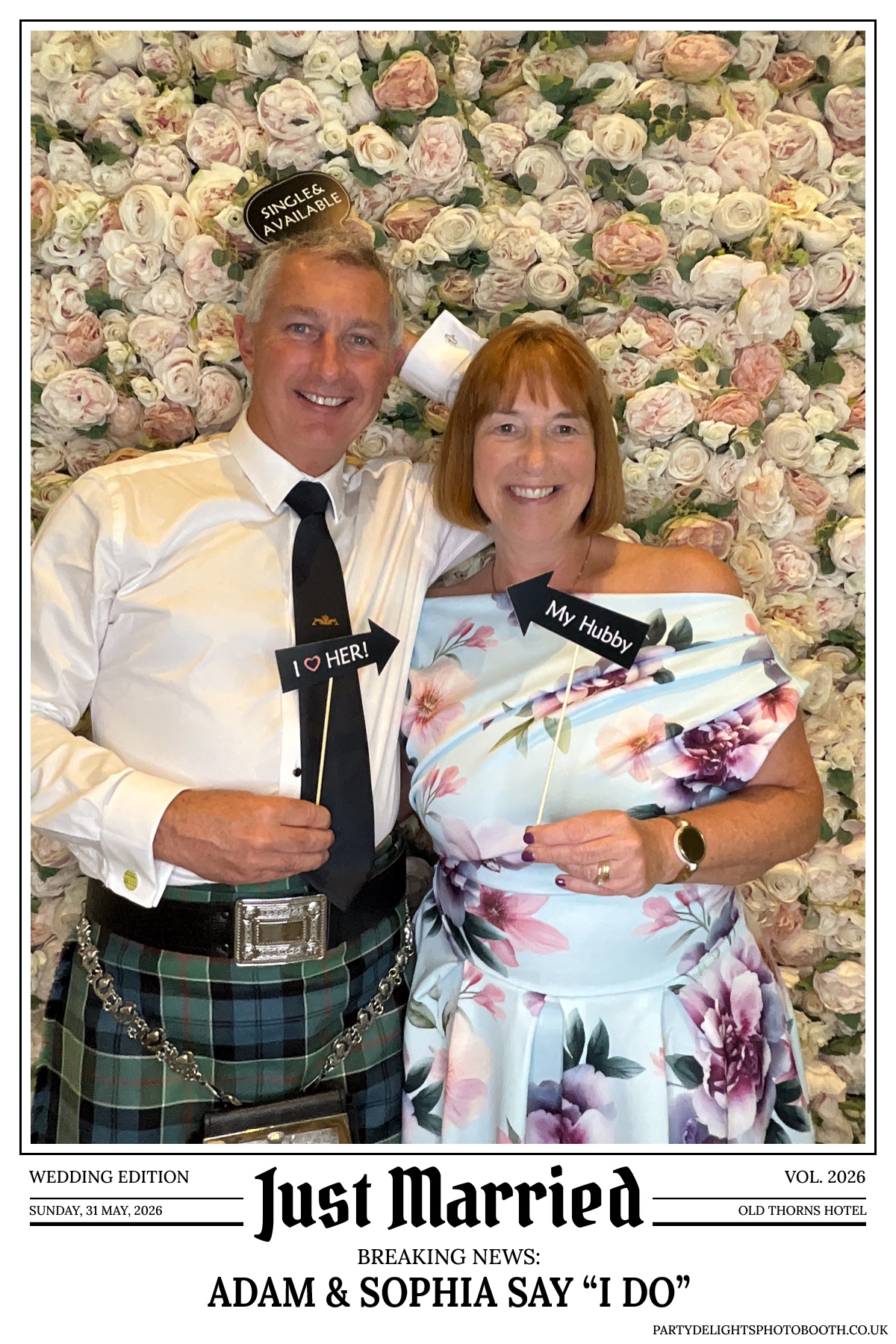 Adam and Sophia's Wedding | View more photos from the event at gallery.partydelightsphotobooth.co.uk/u/PartyDelightsPhotoBooth/Adam-and-Sophias-Wedding