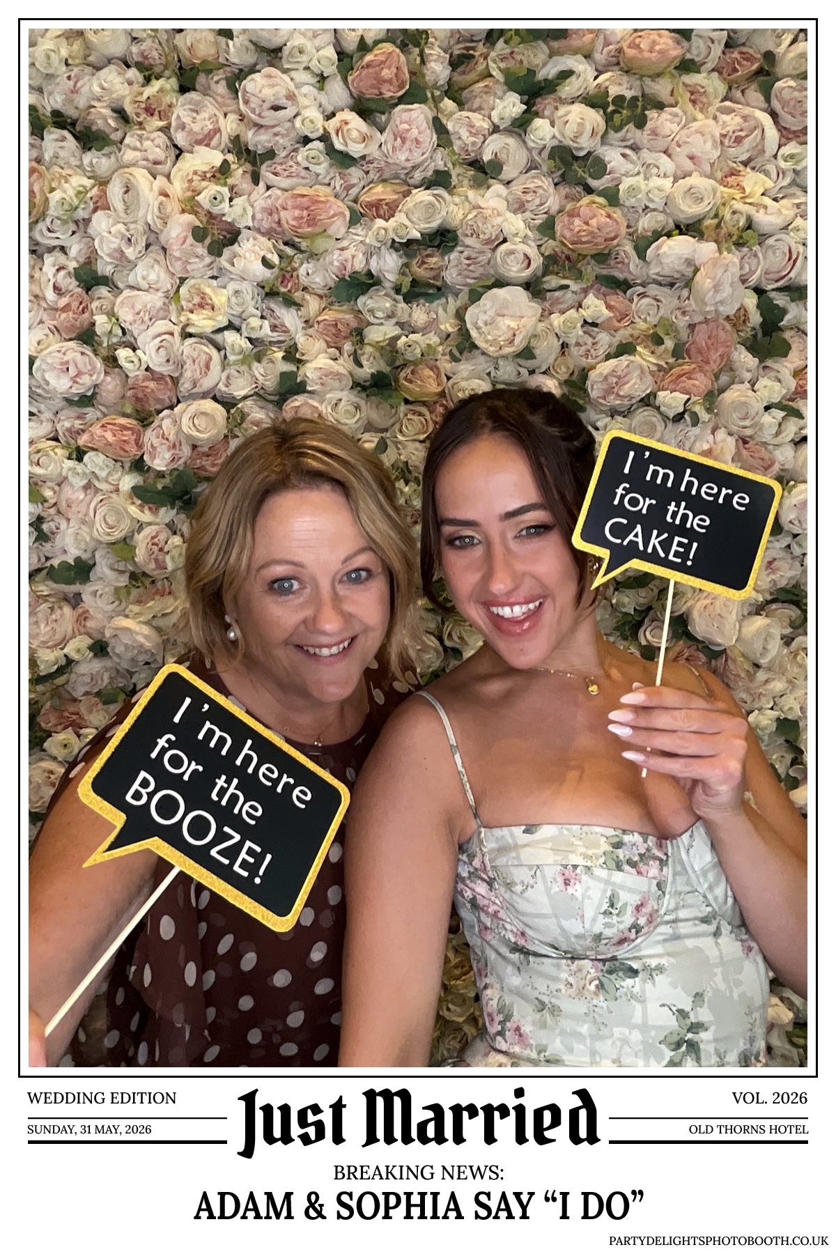 Adam and Sophia's Wedding | View more photos from the event at gallery.partydelightsphotobooth.co.uk/u/PartyDelightsPhotoBooth/Adam-and-Sophias-Wedding