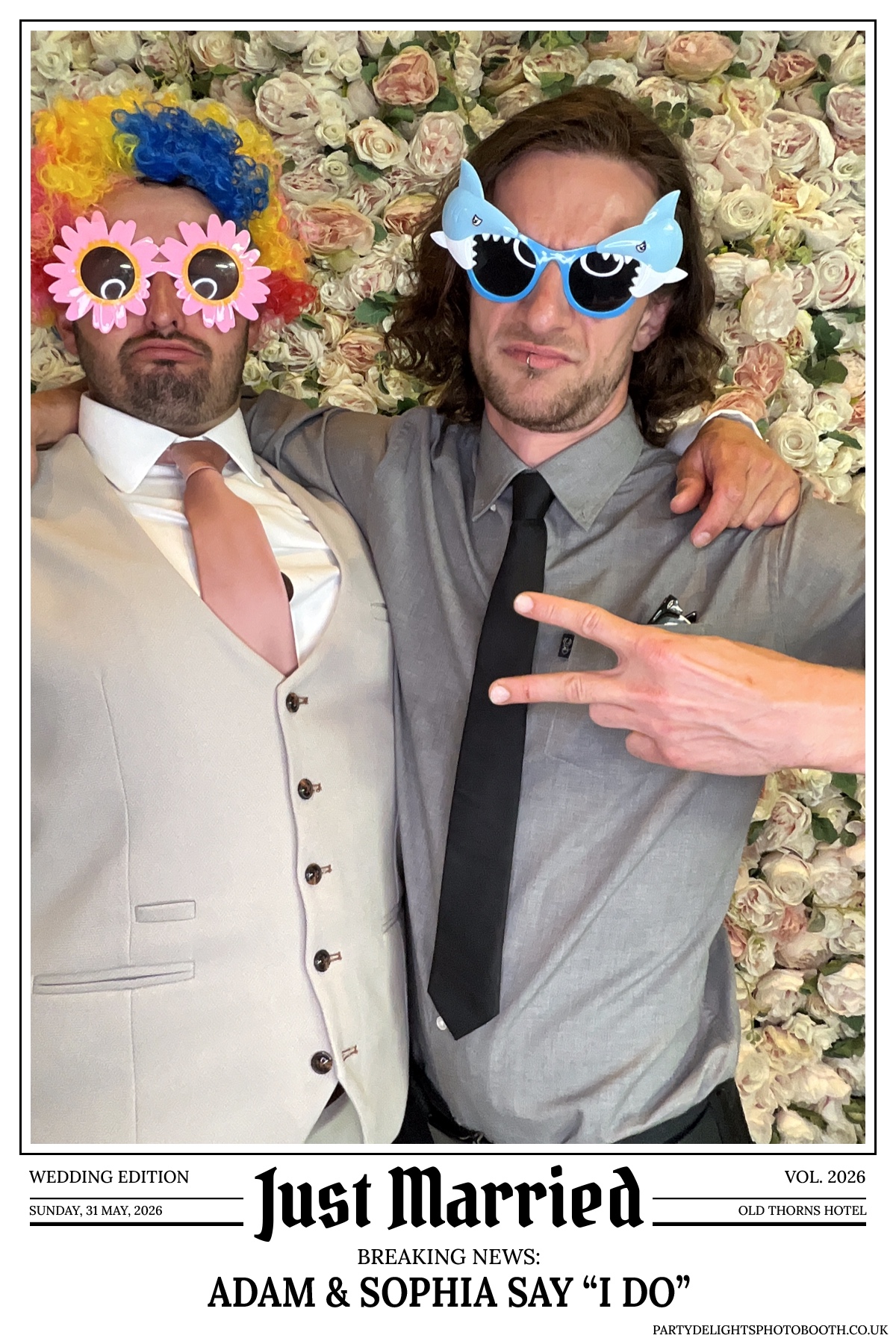 Adam and Sophia's Wedding | View more photos from the event at gallery.partydelightsphotobooth.co.uk/u/PartyDelightsPhotoBooth/Adam-and-Sophias-Wedding