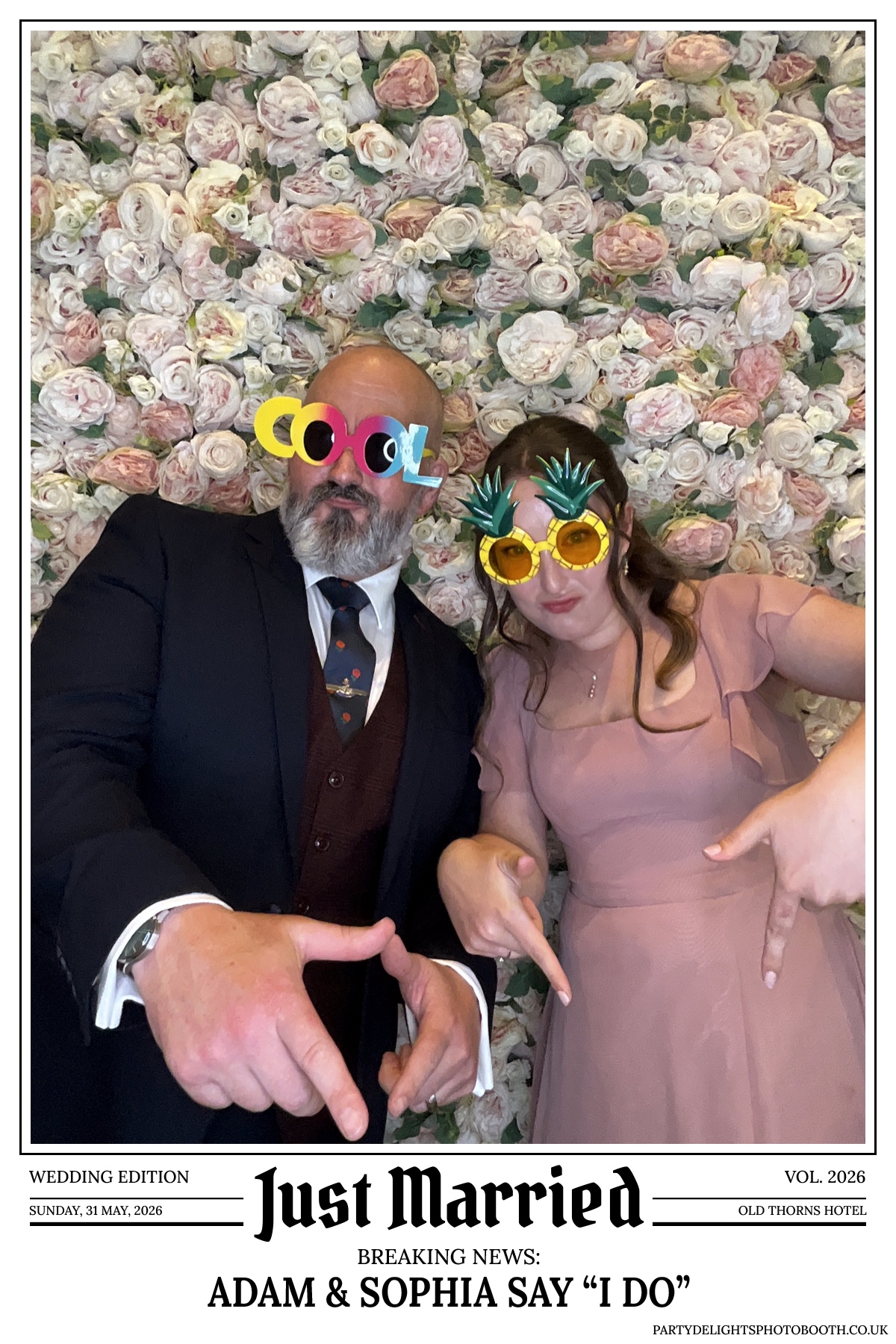 Adam and Sophia's Wedding | View more photos from the event at gallery.partydelightsphotobooth.co.uk/u/PartyDelightsPhotoBooth/Adam-and-Sophias-Wedding