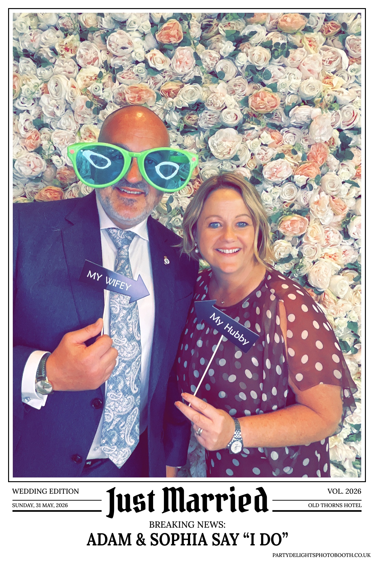 Adam and Sophia's Wedding | View more photos from the event at gallery.partydelightsphotobooth.co.uk/u/PartyDelightsPhotoBooth/Adam-and-Sophias-Wedding