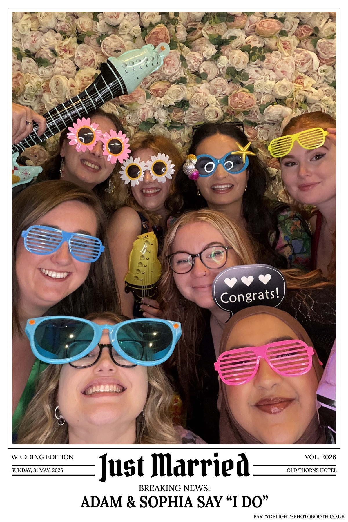 Adam and Sophia's Wedding | View more photos from the event at gallery.partydelightsphotobooth.co.uk/u/PartyDelightsPhotoBooth/Adam-and-Sophias-Wedding