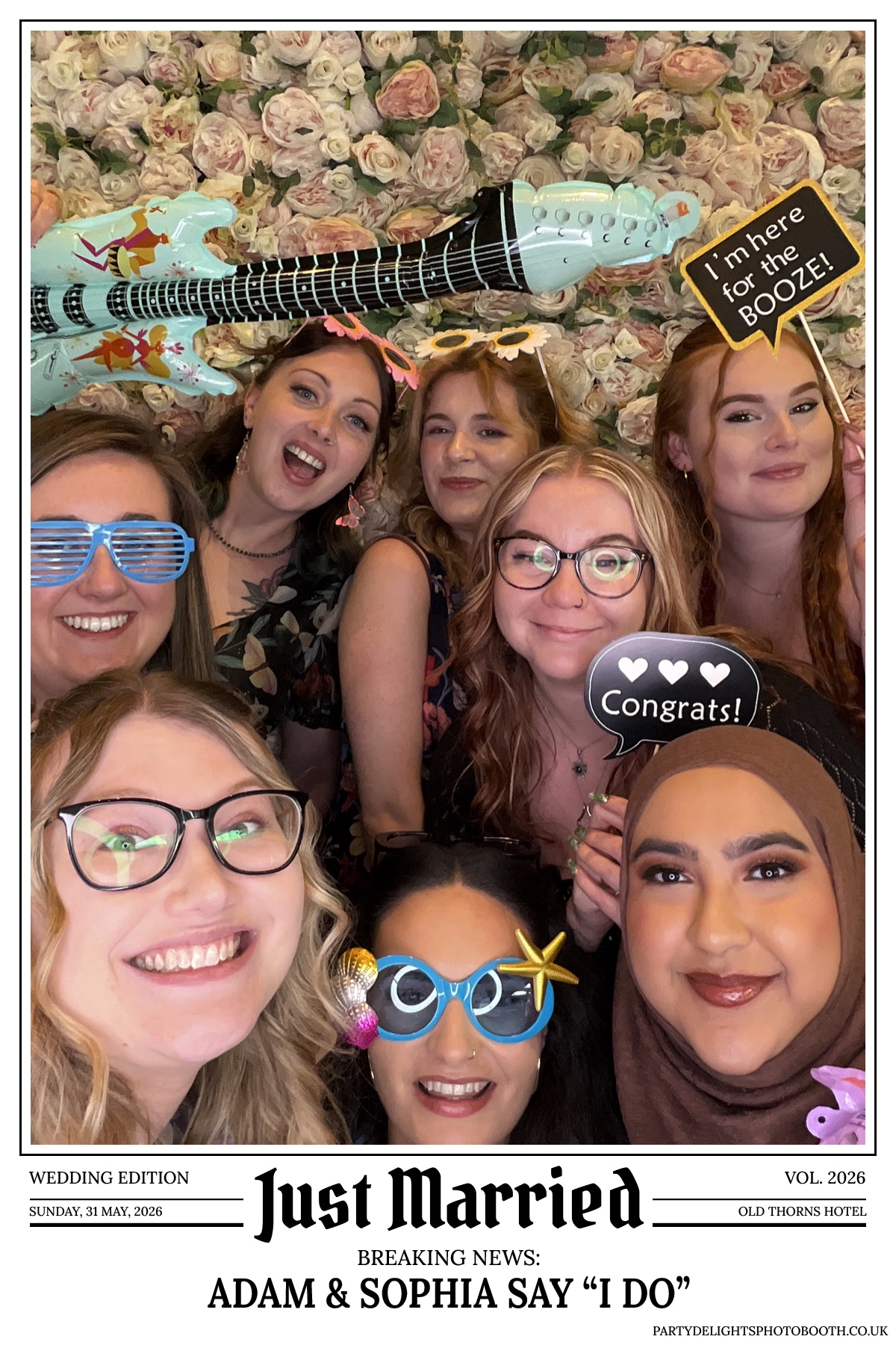 Adam and Sophia's Wedding | View more photos from the event at gallery.partydelightsphotobooth.co.uk/u/PartyDelightsPhotoBooth/Adam-and-Sophias-Wedding