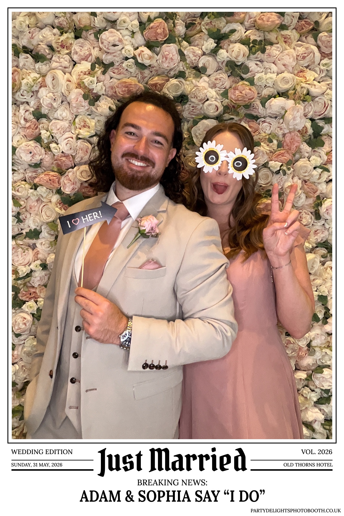 Adam and Sophia's Wedding | View more photos from the event at gallery.partydelightsphotobooth.co.uk/u/PartyDelightsPhotoBooth/Adam-and-Sophias-Wedding
