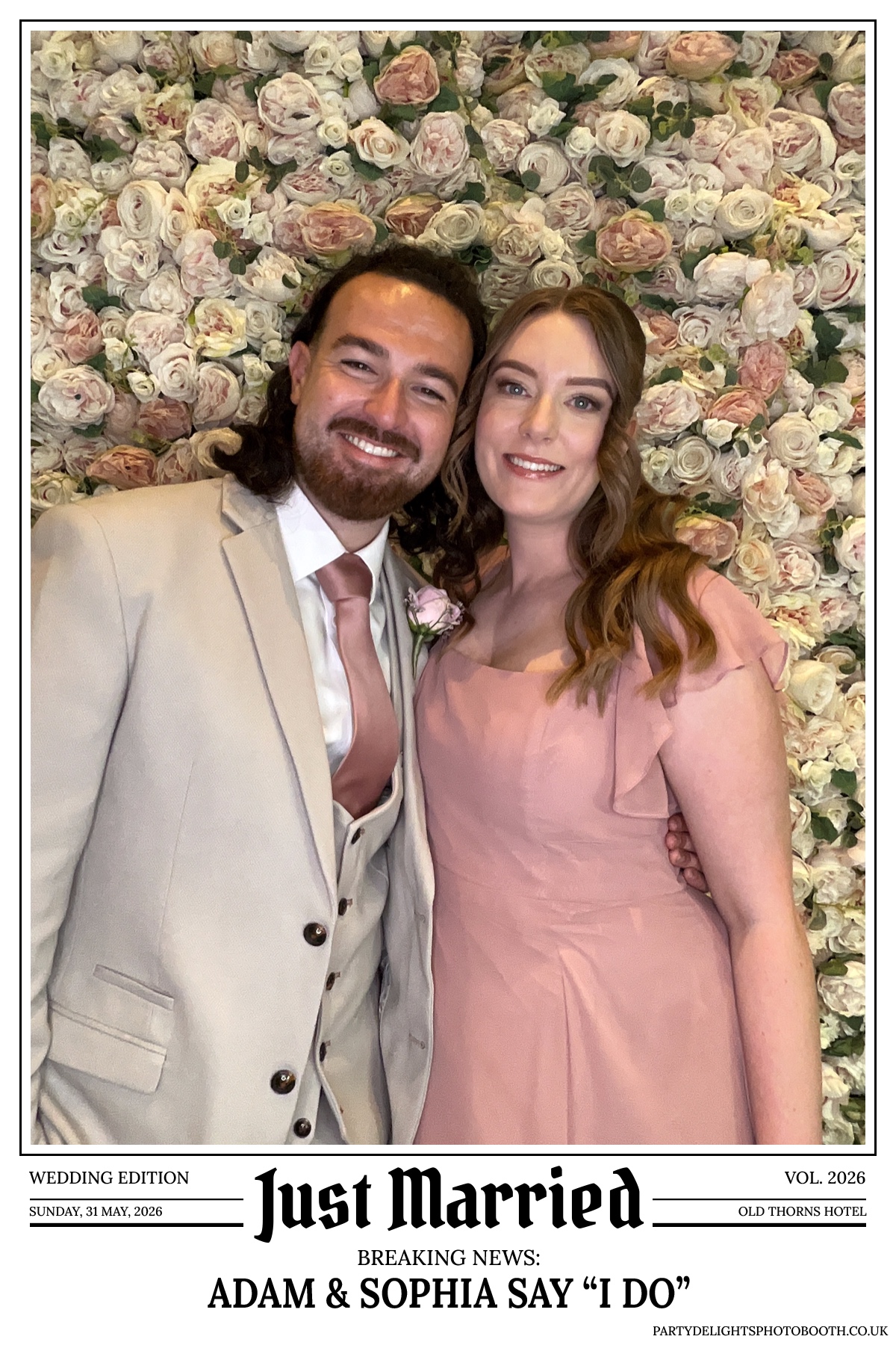 Adam and Sophia's Wedding | View more photos from the event at gallery.partydelightsphotobooth.co.uk/u/PartyDelightsPhotoBooth/Adam-and-Sophias-Wedding