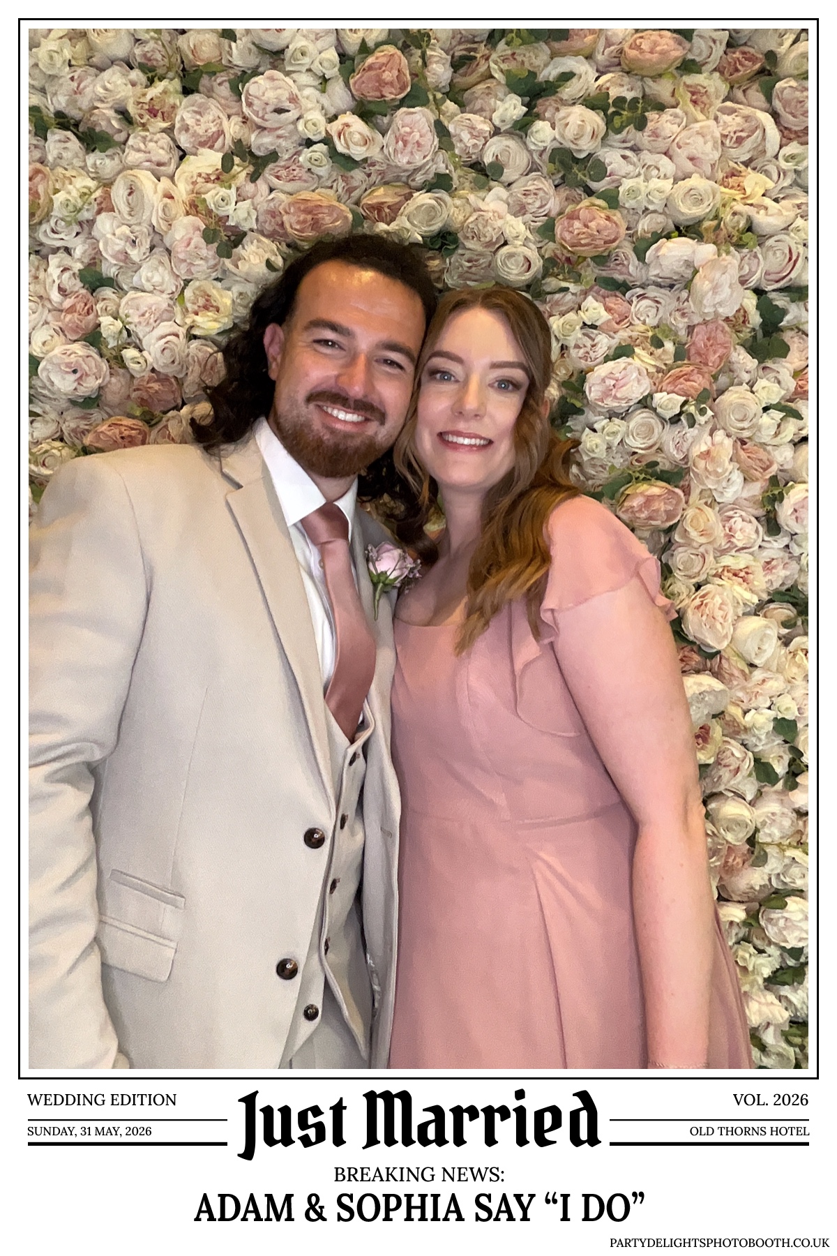 Adam and Sophia's Wedding | View more photos from the event at gallery.partydelightsphotobooth.co.uk/u/PartyDelightsPhotoBooth/Adam-and-Sophias-Wedding
