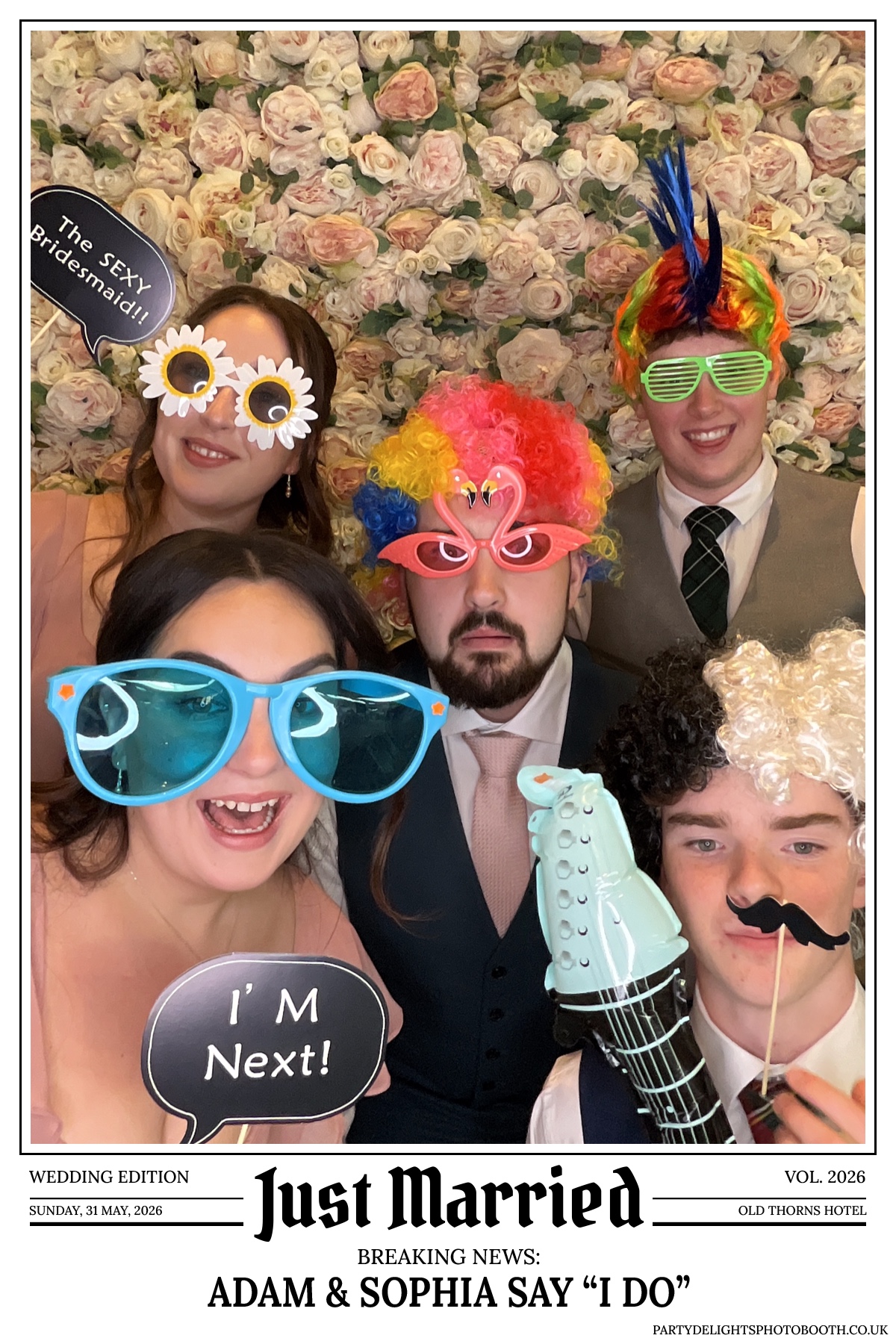 Adam and Sophia's Wedding | View more photos from the event at gallery.partydelightsphotobooth.co.uk/u/PartyDelightsPhotoBooth/Adam-and-Sophias-Wedding