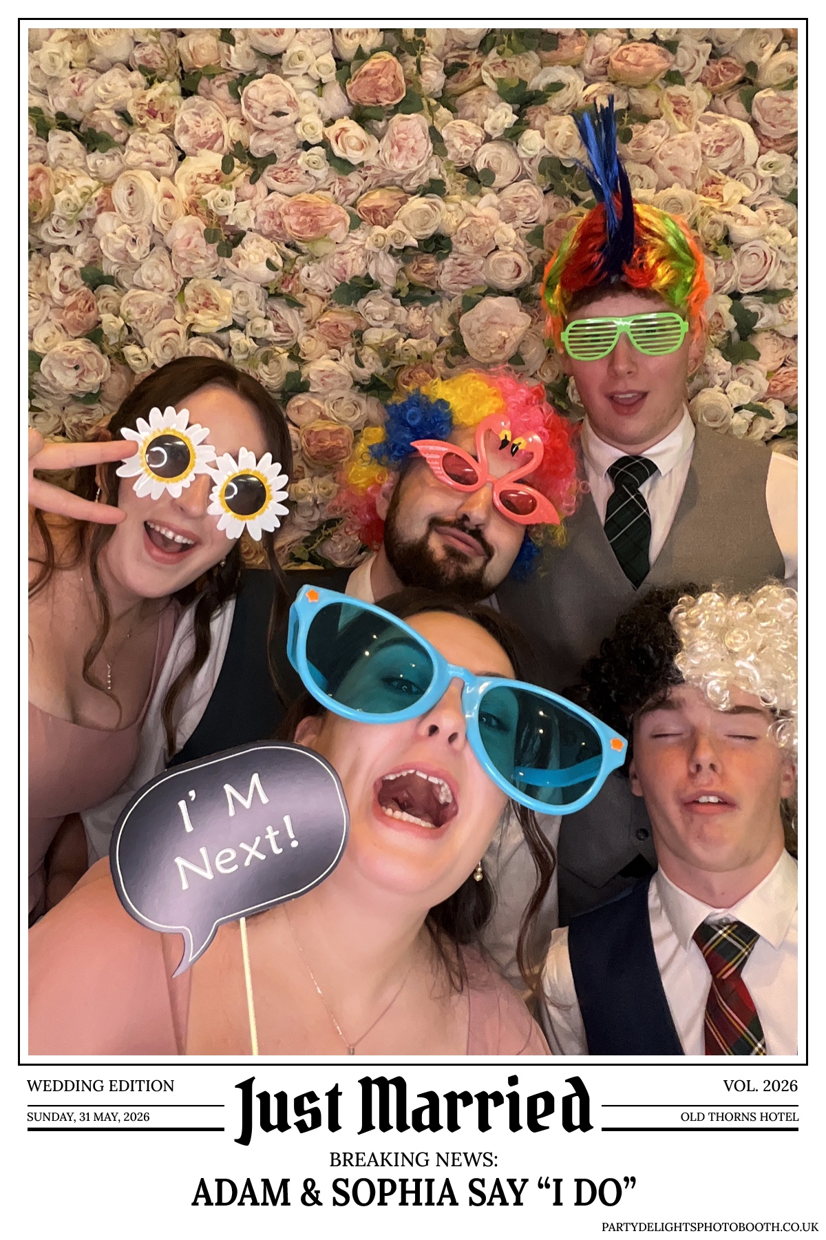 Adam and Sophia's Wedding | View more photos from the event at gallery.partydelightsphotobooth.co.uk/u/PartyDelightsPhotoBooth/Adam-and-Sophias-Wedding