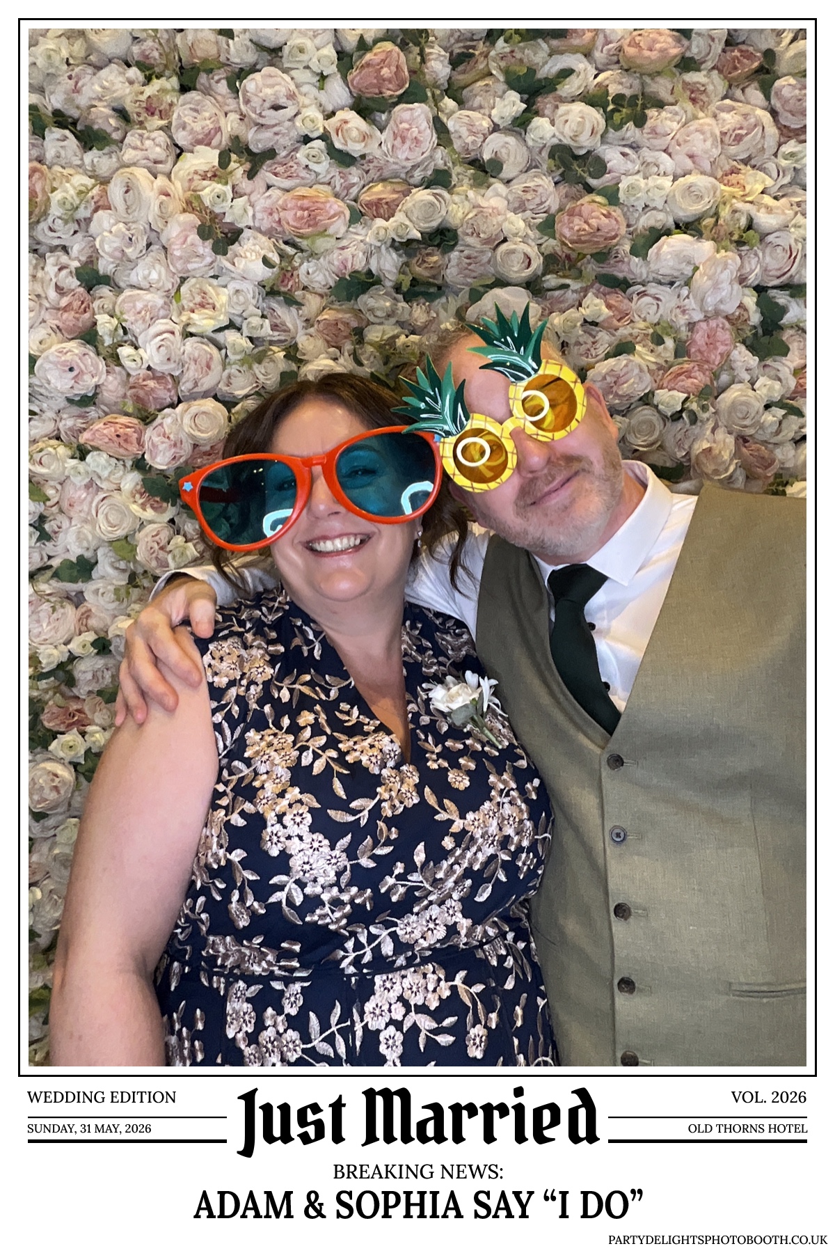 Adam and Sophia's Wedding | View more photos from the event at gallery.partydelightsphotobooth.co.uk/u/PartyDelightsPhotoBooth/Adam-and-Sophias-Wedding