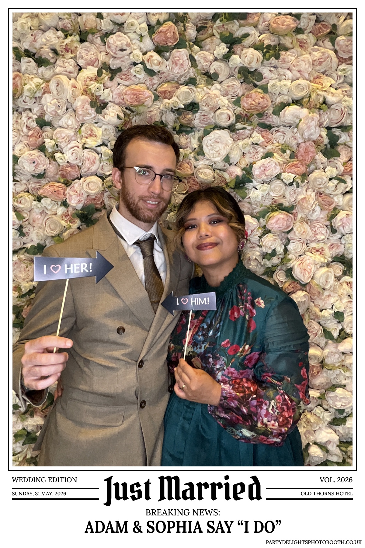 Adam and Sophia's Wedding | View more photos from the event at gallery.partydelightsphotobooth.co.uk/u/PartyDelightsPhotoBooth/Adam-and-Sophias-Wedding
