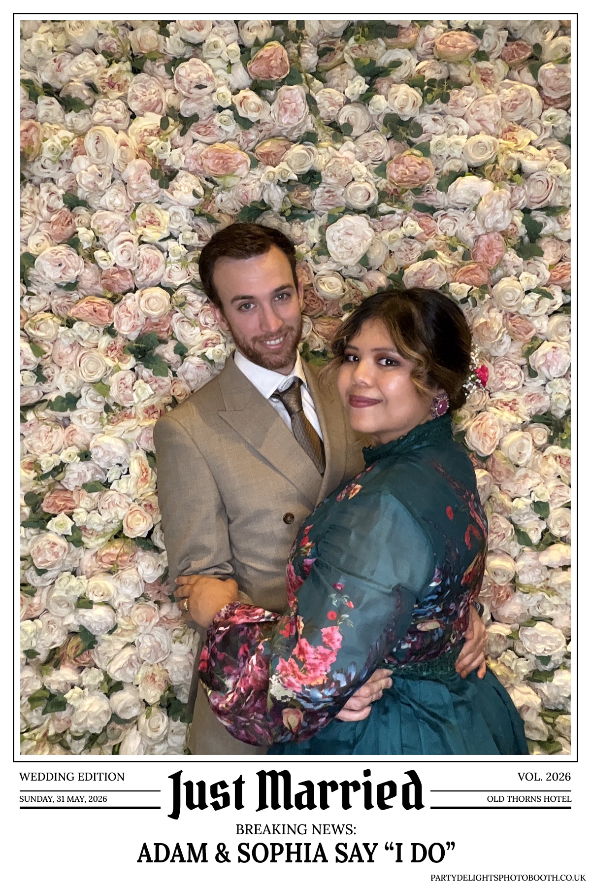 Adam and Sophia's Wedding | View more photos from the event at gallery.partydelightsphotobooth.co.uk/u/PartyDelightsPhotoBooth/Adam-and-Sophias-Wedding