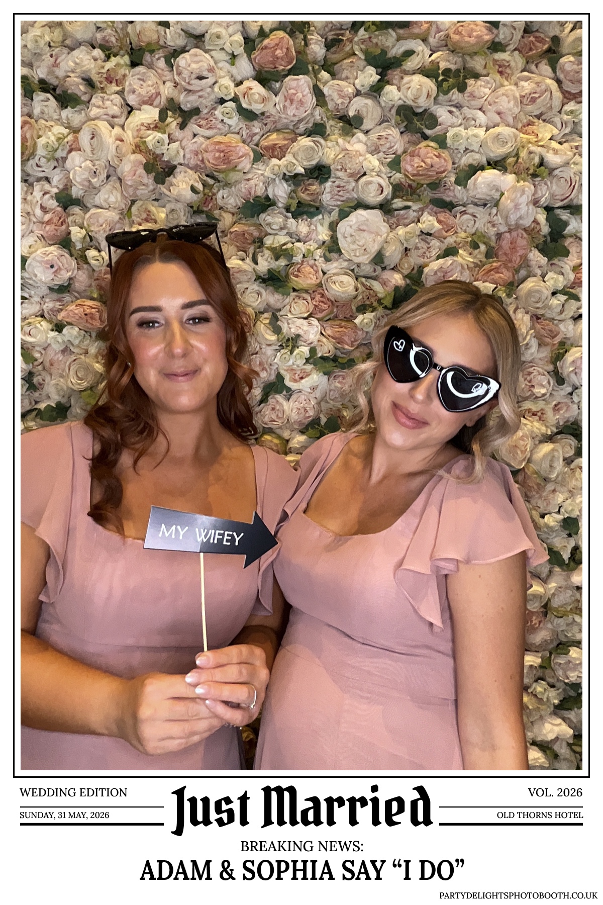 Adam and Sophia's Wedding | View more photos from the event at gallery.partydelightsphotobooth.co.uk/u/PartyDelightsPhotoBooth/Adam-and-Sophias-Wedding