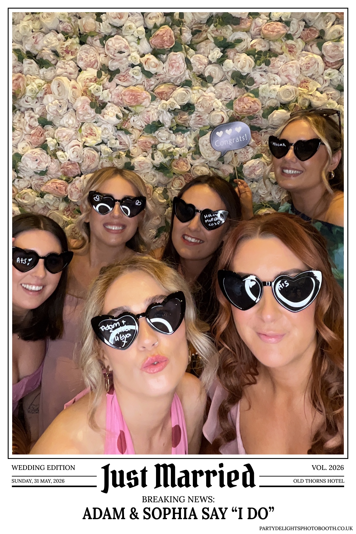 Adam and Sophia's Wedding | View more photos from the event at gallery.partydelightsphotobooth.co.uk/u/PartyDelightsPhotoBooth/Adam-and-Sophias-Wedding