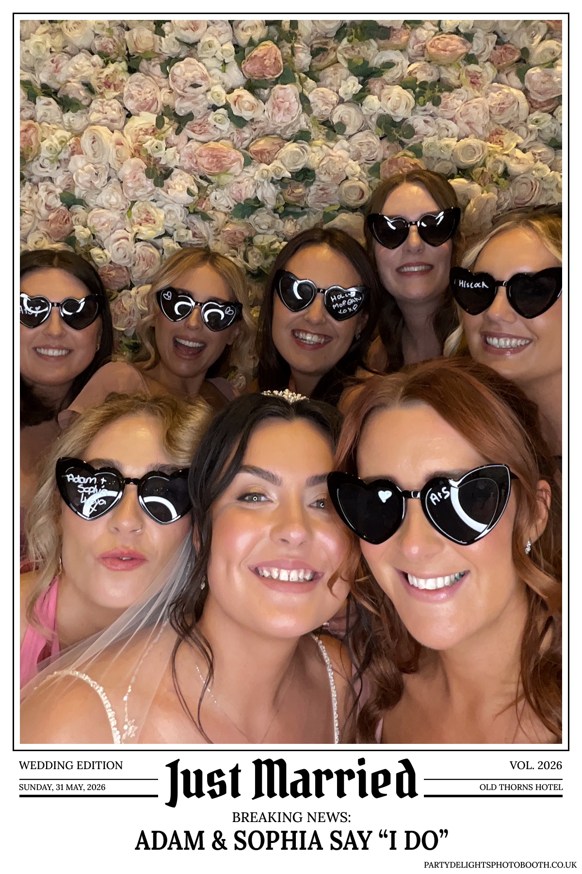 Adam and Sophia's Wedding | View more photos from the event at gallery.partydelightsphotobooth.co.uk/u/PartyDelightsPhotoBooth/Adam-and-Sophias-Wedding