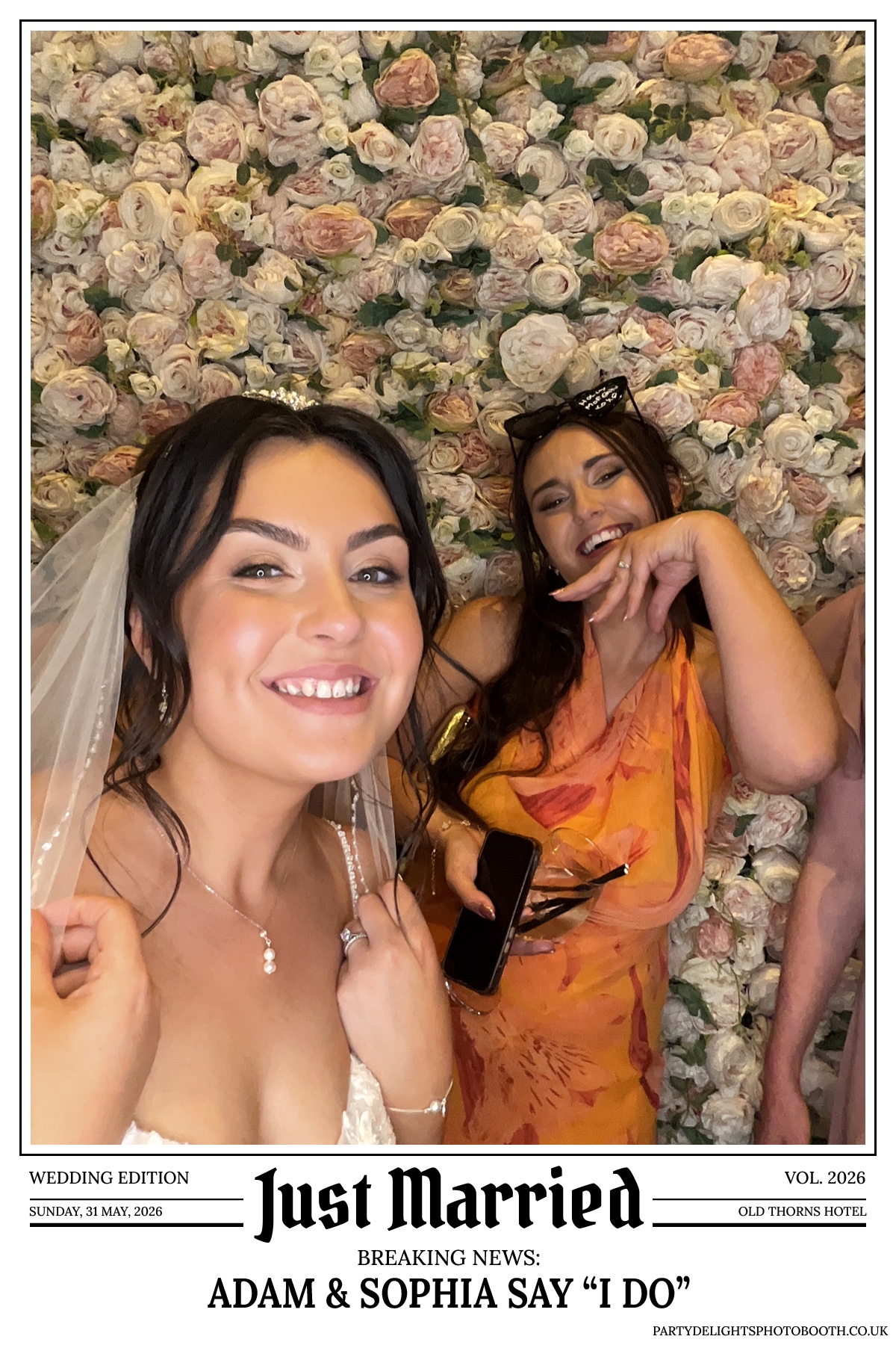 Adam and Sophia's Wedding | View more photos from the event at gallery.partydelightsphotobooth.co.uk/u/PartyDelightsPhotoBooth/Adam-and-Sophias-Wedding