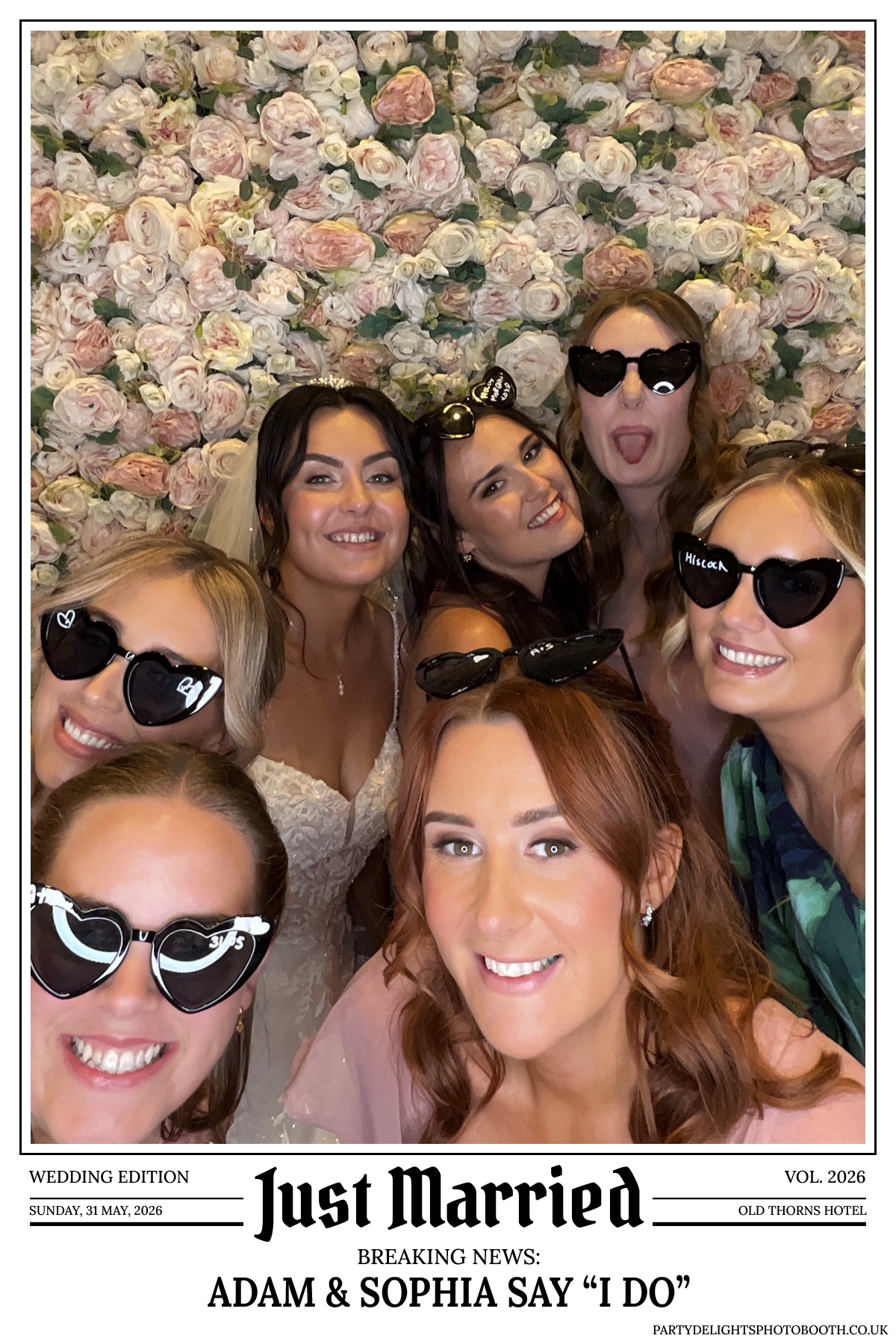 Adam and Sophia's Wedding | View more photos from the event at gallery.partydelightsphotobooth.co.uk/u/PartyDelightsPhotoBooth/Adam-and-Sophias-Wedding