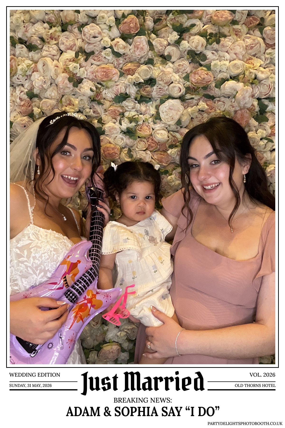 Adam and Sophia's Wedding | View more photos from the event at gallery.partydelightsphotobooth.co.uk/u/PartyDelightsPhotoBooth/Adam-and-Sophias-Wedding