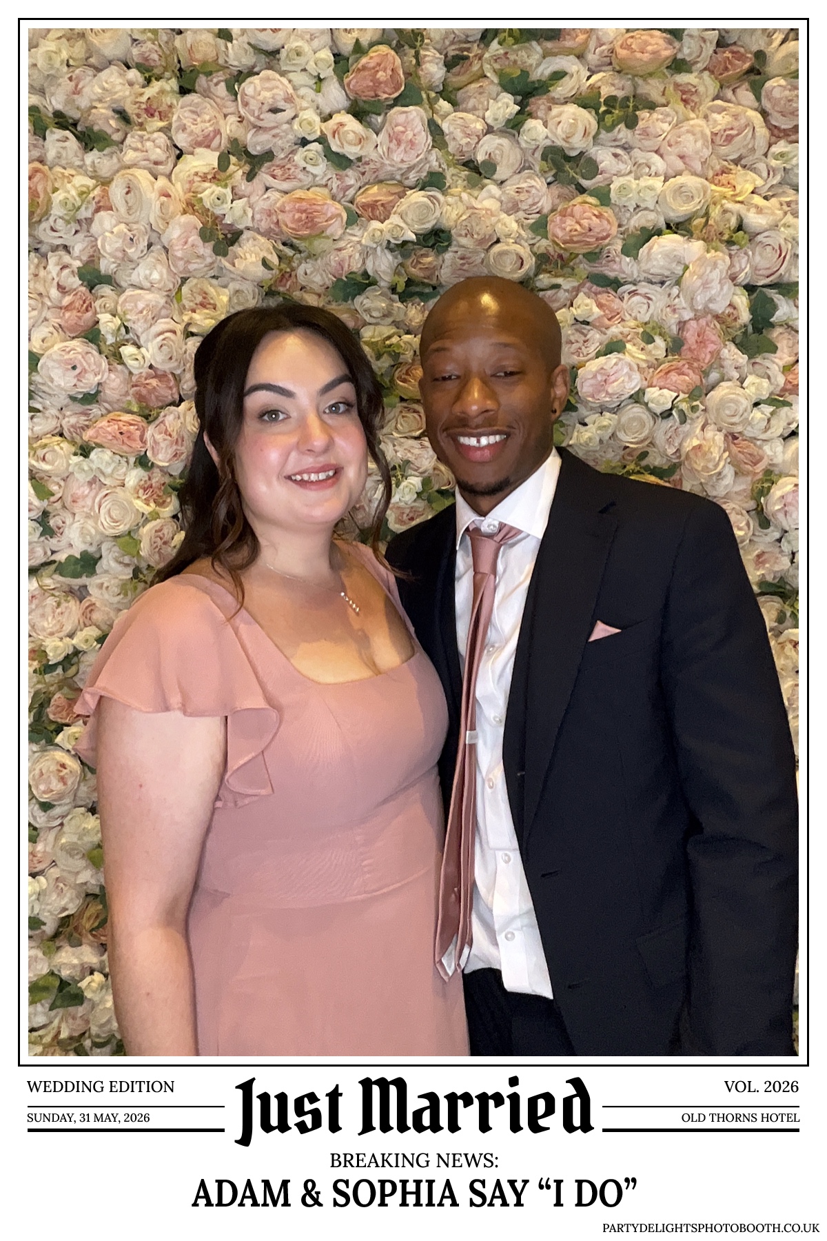 Adam and Sophia's Wedding | View more photos from the event at gallery.partydelightsphotobooth.co.uk/u/PartyDelightsPhotoBooth/Adam-and-Sophias-Wedding