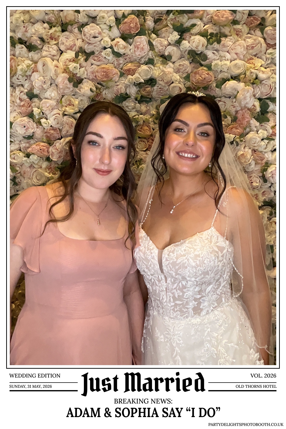 Adam and Sophia's Wedding | View more photos from the event at gallery.partydelightsphotobooth.co.uk/u/PartyDelightsPhotoBooth/Adam-and-Sophias-Wedding