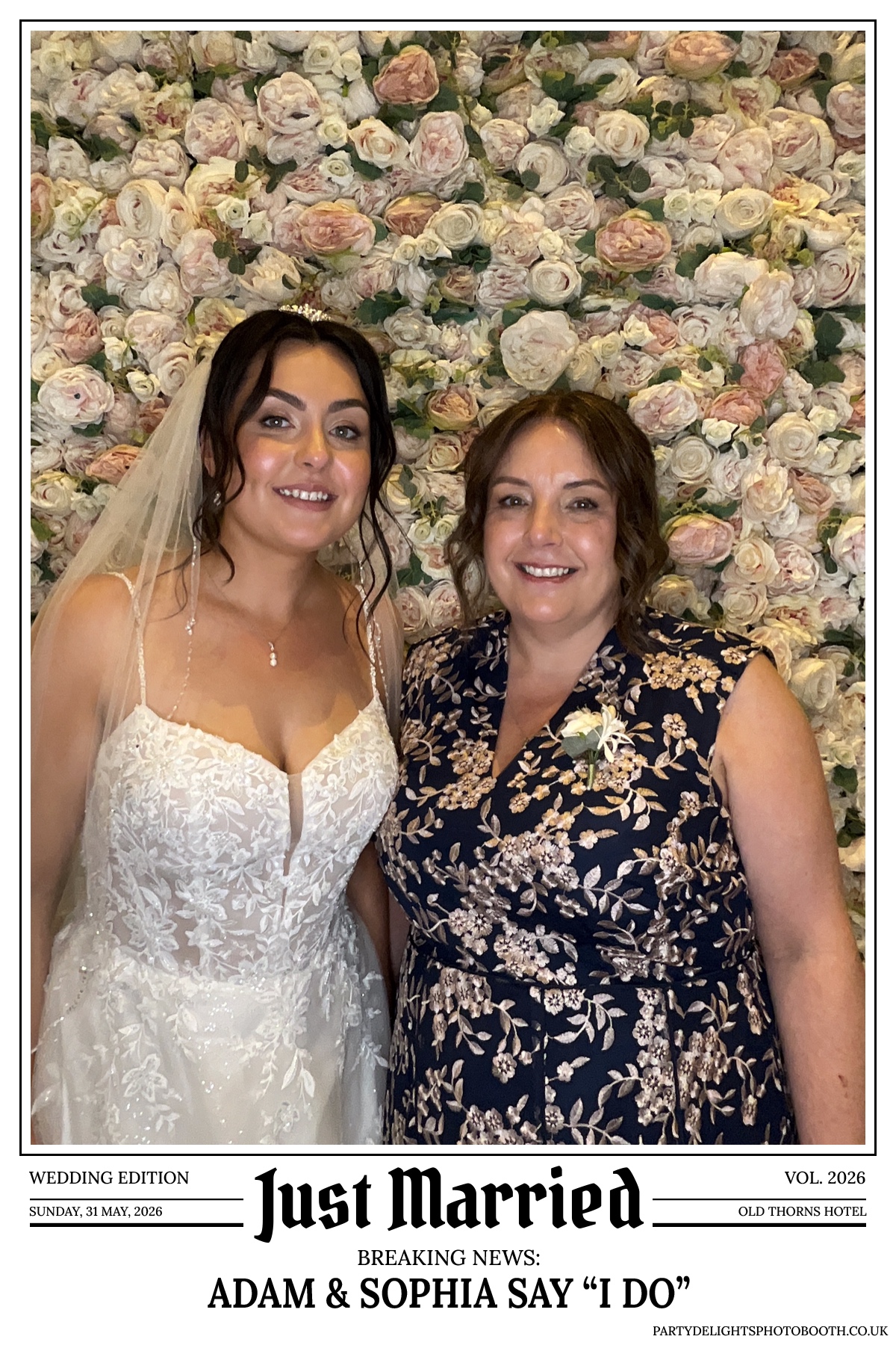 Adam and Sophia's Wedding | View more photos from the event at gallery.partydelightsphotobooth.co.uk/u/PartyDelightsPhotoBooth/Adam-and-Sophias-Wedding