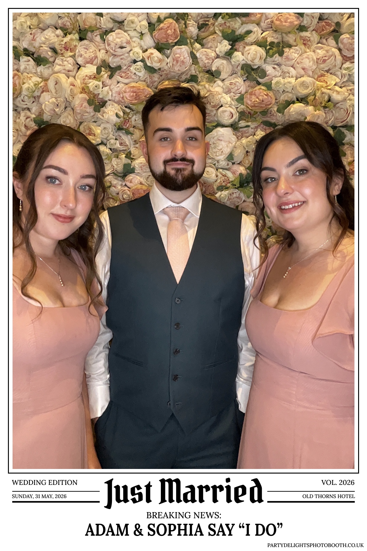 Adam and Sophia's Wedding | View more photos from the event at gallery.partydelightsphotobooth.co.uk/u/PartyDelightsPhotoBooth/Adam-and-Sophias-Wedding