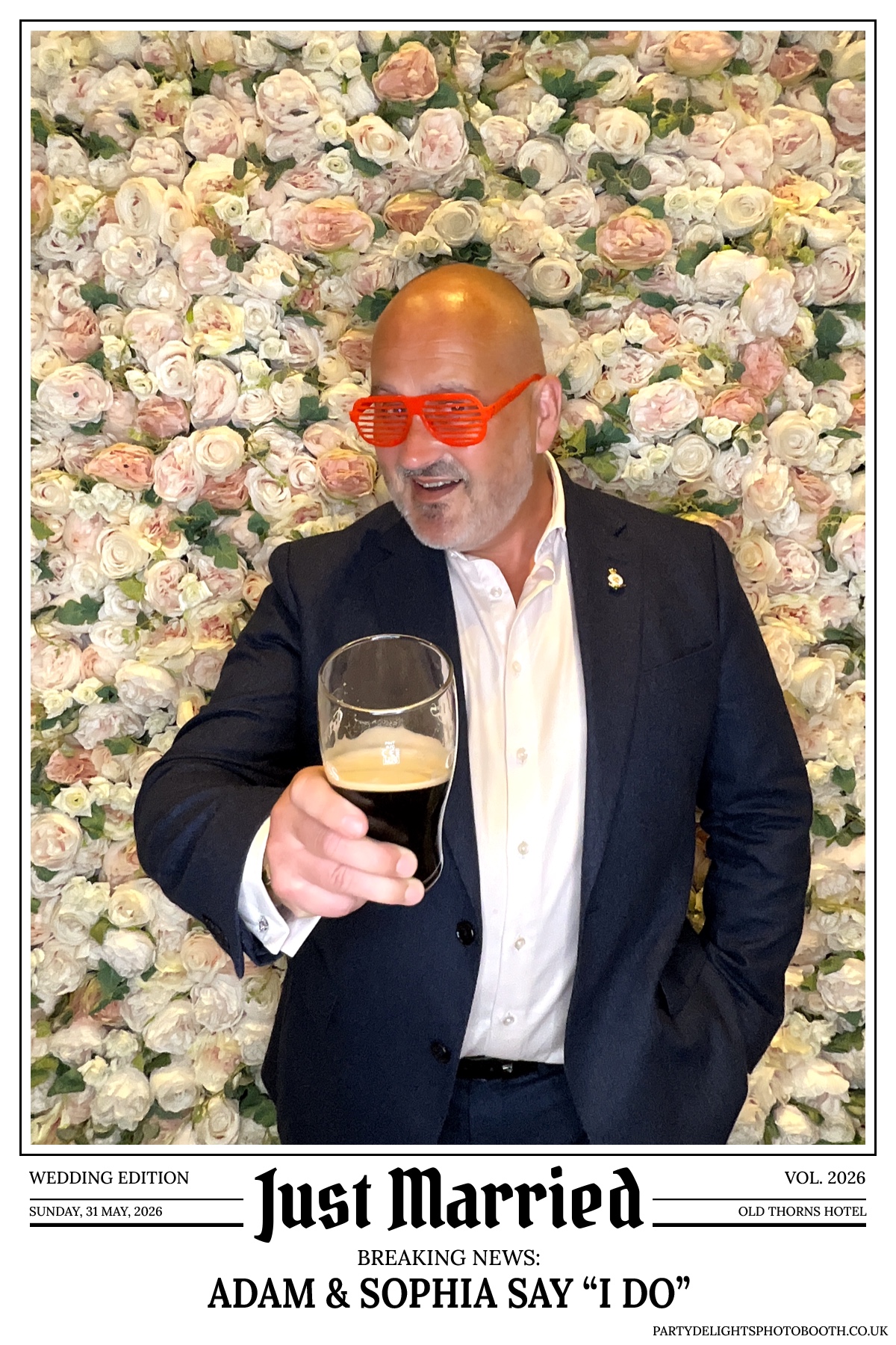 Adam and Sophia's Wedding | View more photos from the event at gallery.partydelightsphotobooth.co.uk/u/PartyDelightsPhotoBooth/Adam-and-Sophias-Wedding
