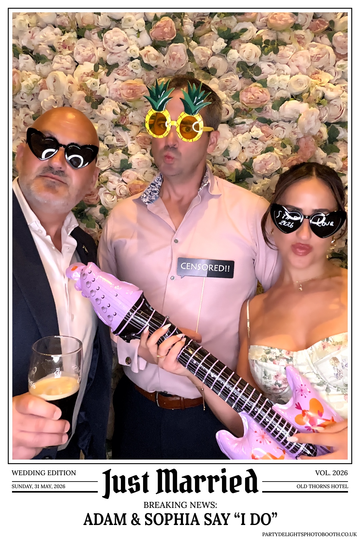 Adam and Sophia's Wedding | View more photos from the event at gallery.partydelightsphotobooth.co.uk/u/PartyDelightsPhotoBooth/Adam-and-Sophias-Wedding