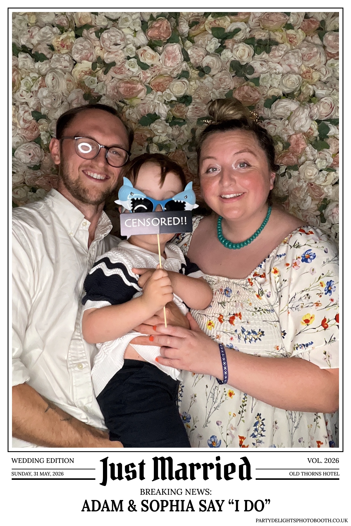 Adam and Sophia's Wedding | View more photos from the event at gallery.partydelightsphotobooth.co.uk/u/PartyDelightsPhotoBooth/Adam-and-Sophias-Wedding