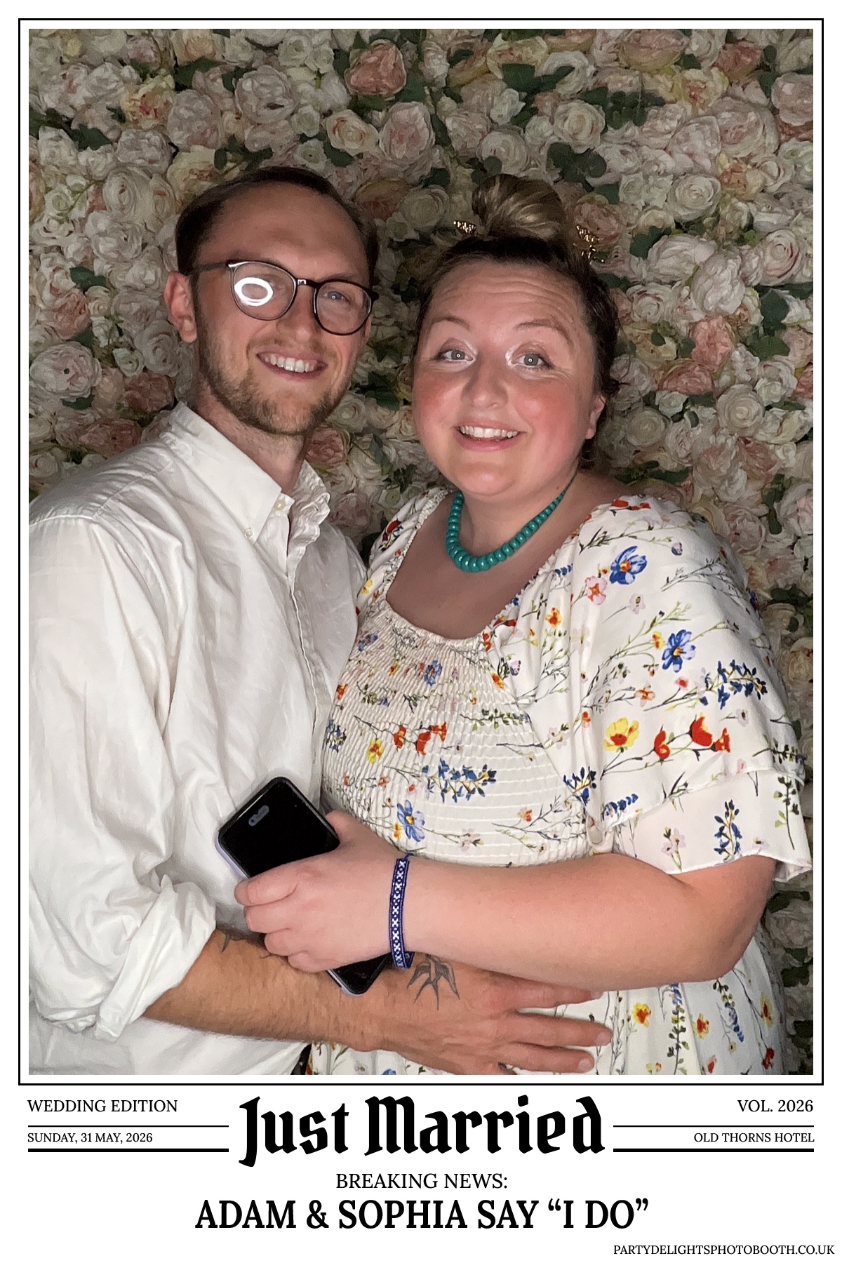 Adam and Sophia's Wedding | View more photos from the event at gallery.partydelightsphotobooth.co.uk/u/PartyDelightsPhotoBooth/Adam-and-Sophias-Wedding