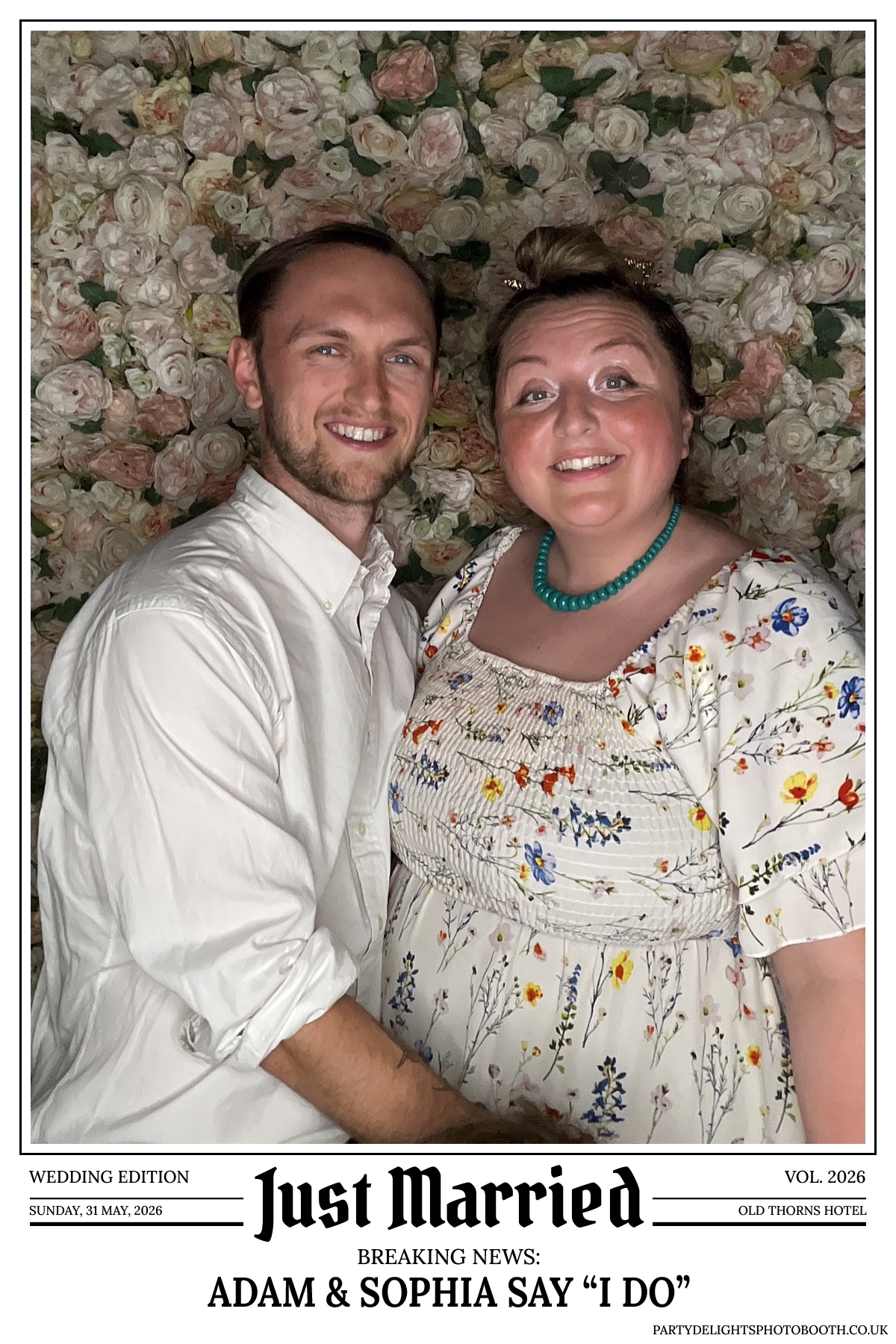 Adam and Sophia's Wedding | View more photos from the event at gallery.partydelightsphotobooth.co.uk/u/PartyDelightsPhotoBooth/Adam-and-Sophias-Wedding